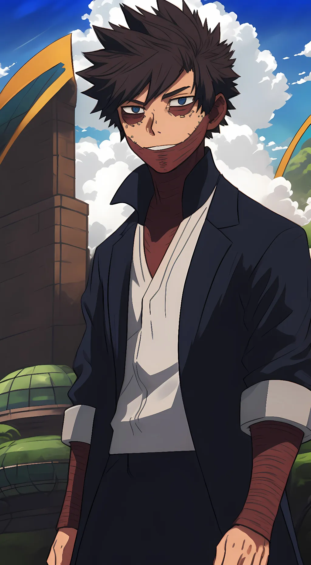 ai character: dabi background