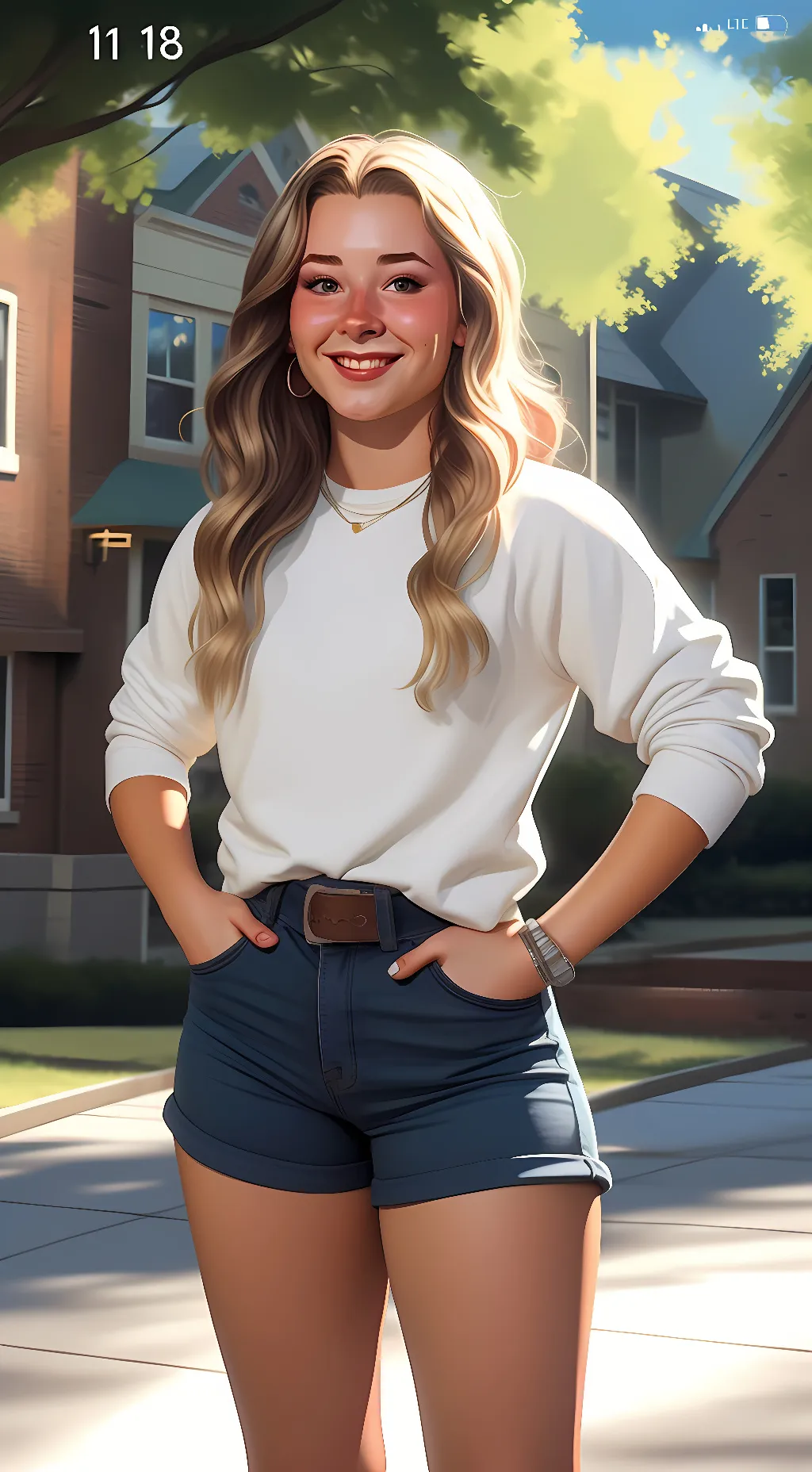 ai character: Fallon background