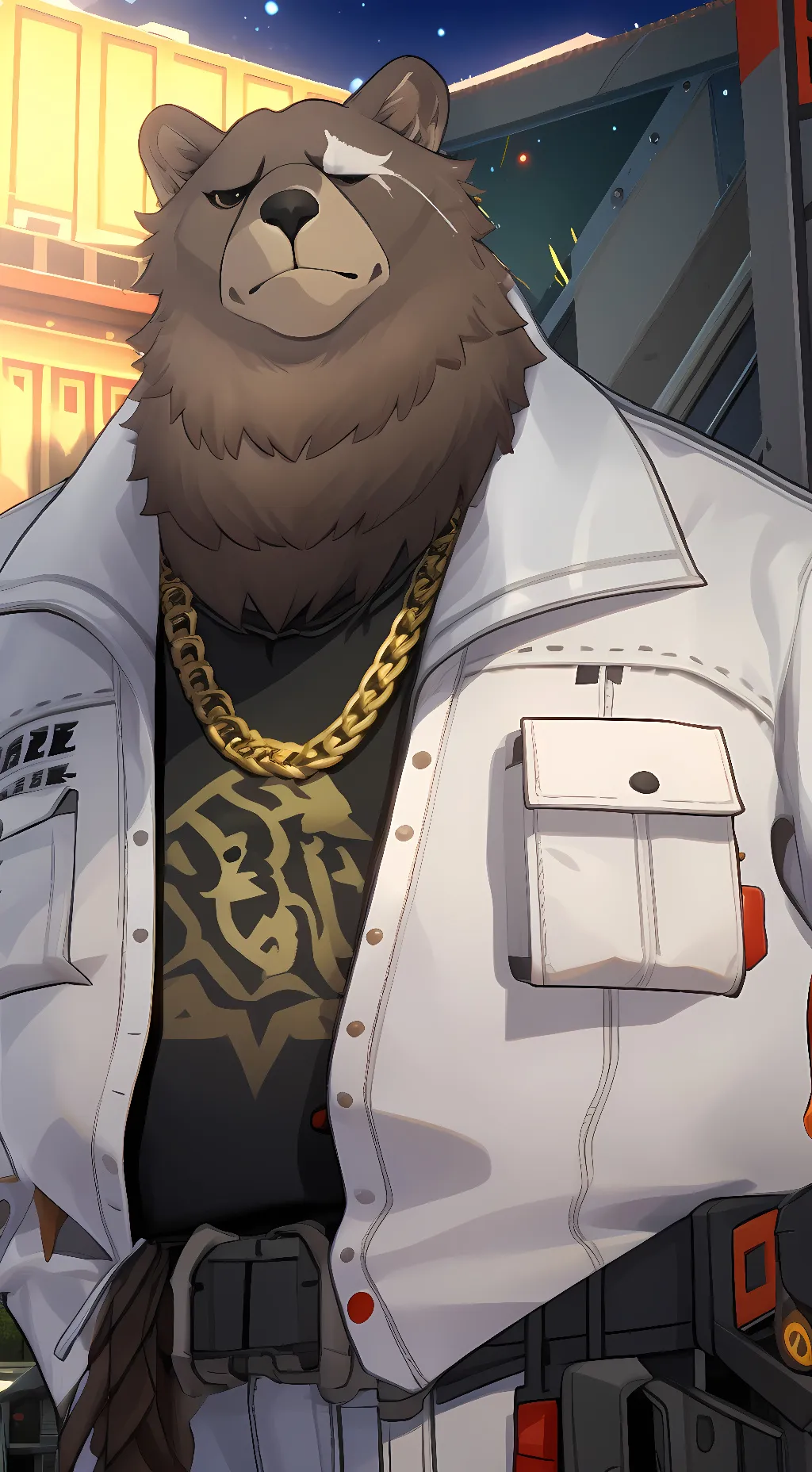 ai character: Ben Bigger background