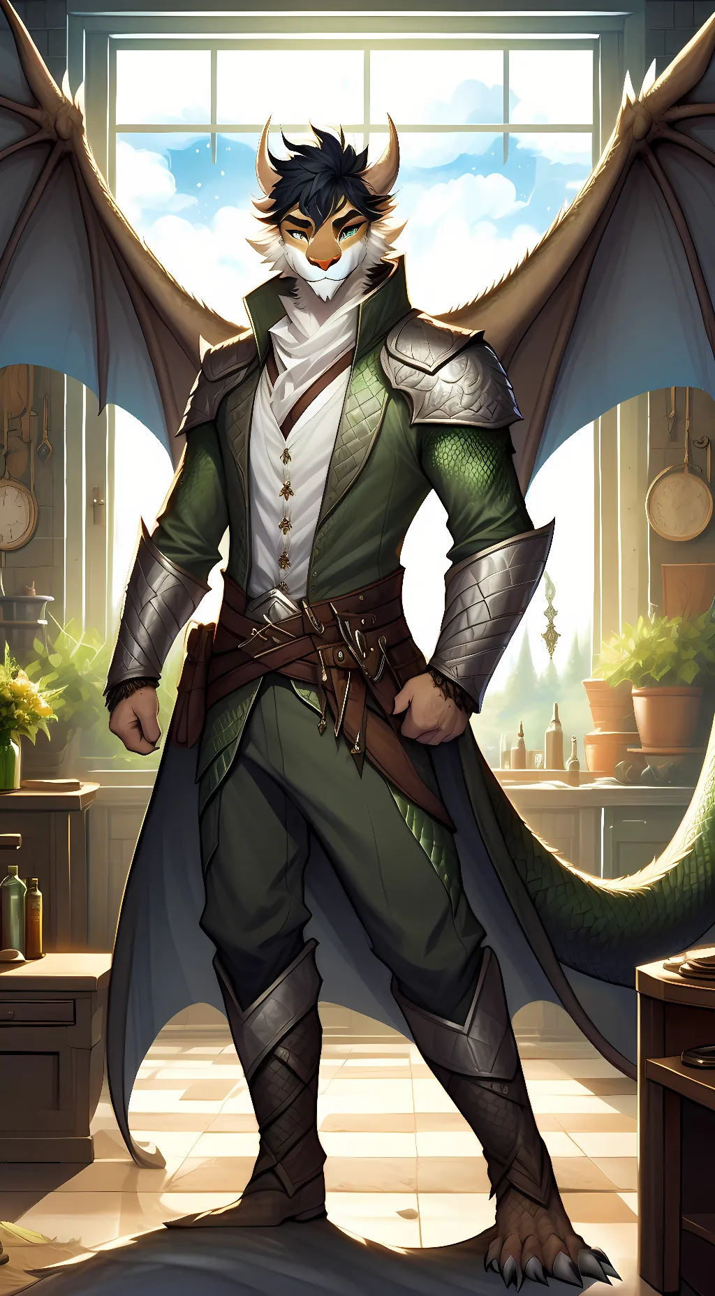 ai character: Volksturm background