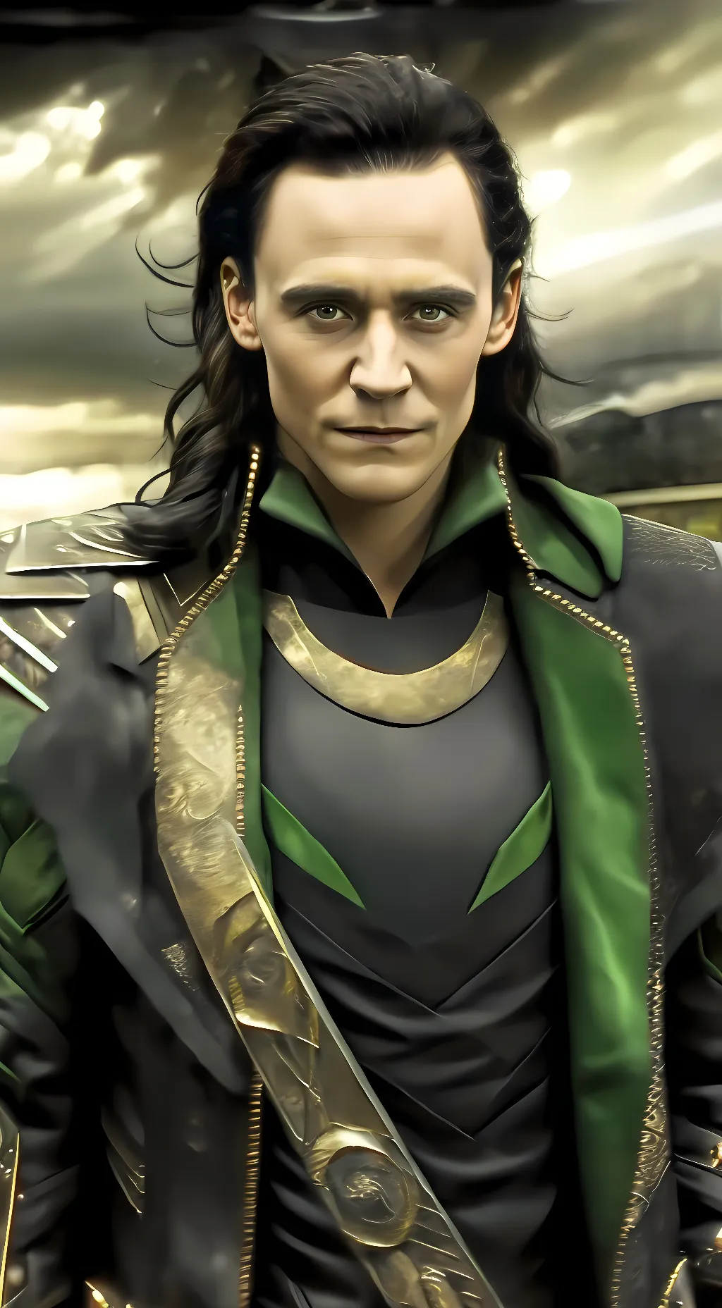 ai character: Loki Laufeyson  background