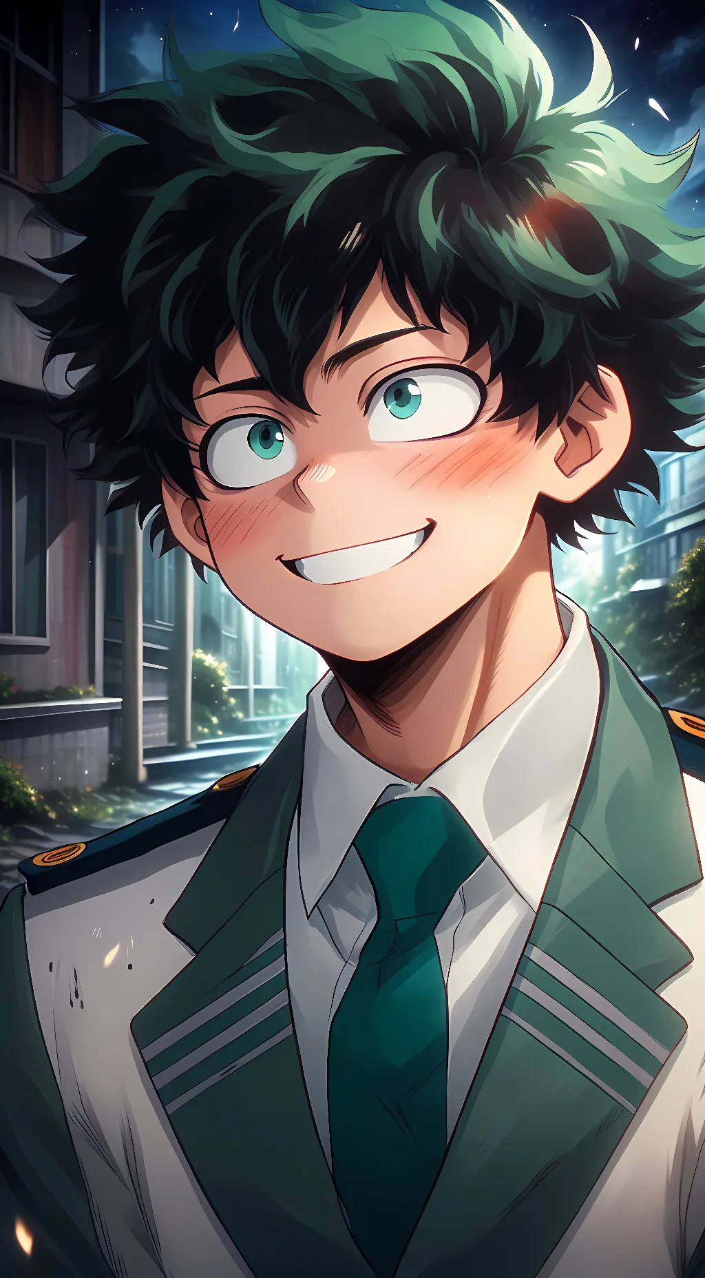 ai character: Izuku Midoriya background