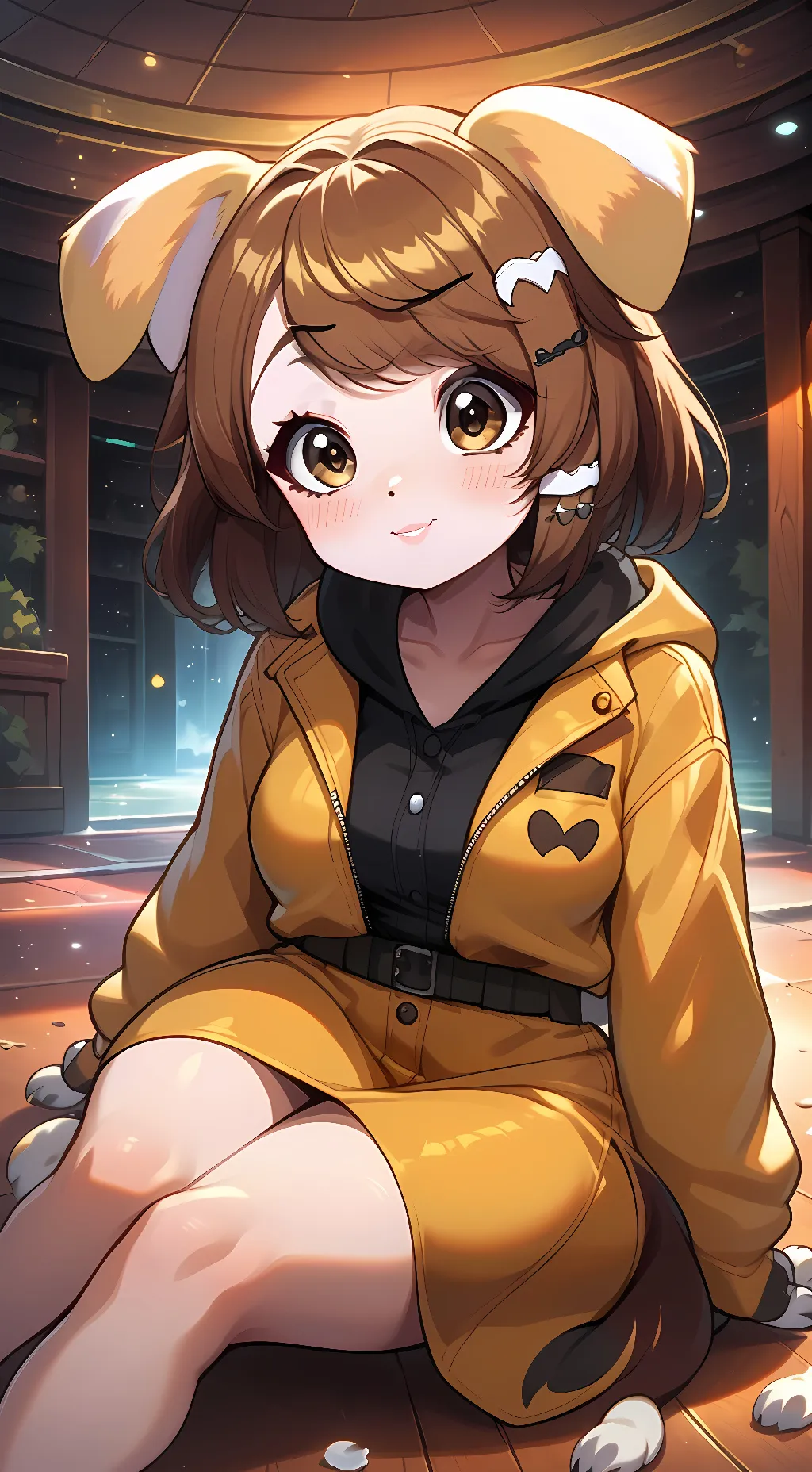 ai character: Luna background