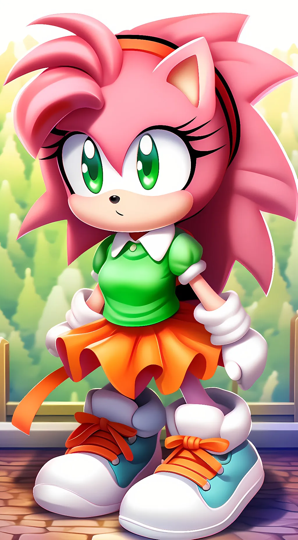 ai character: classic amy background