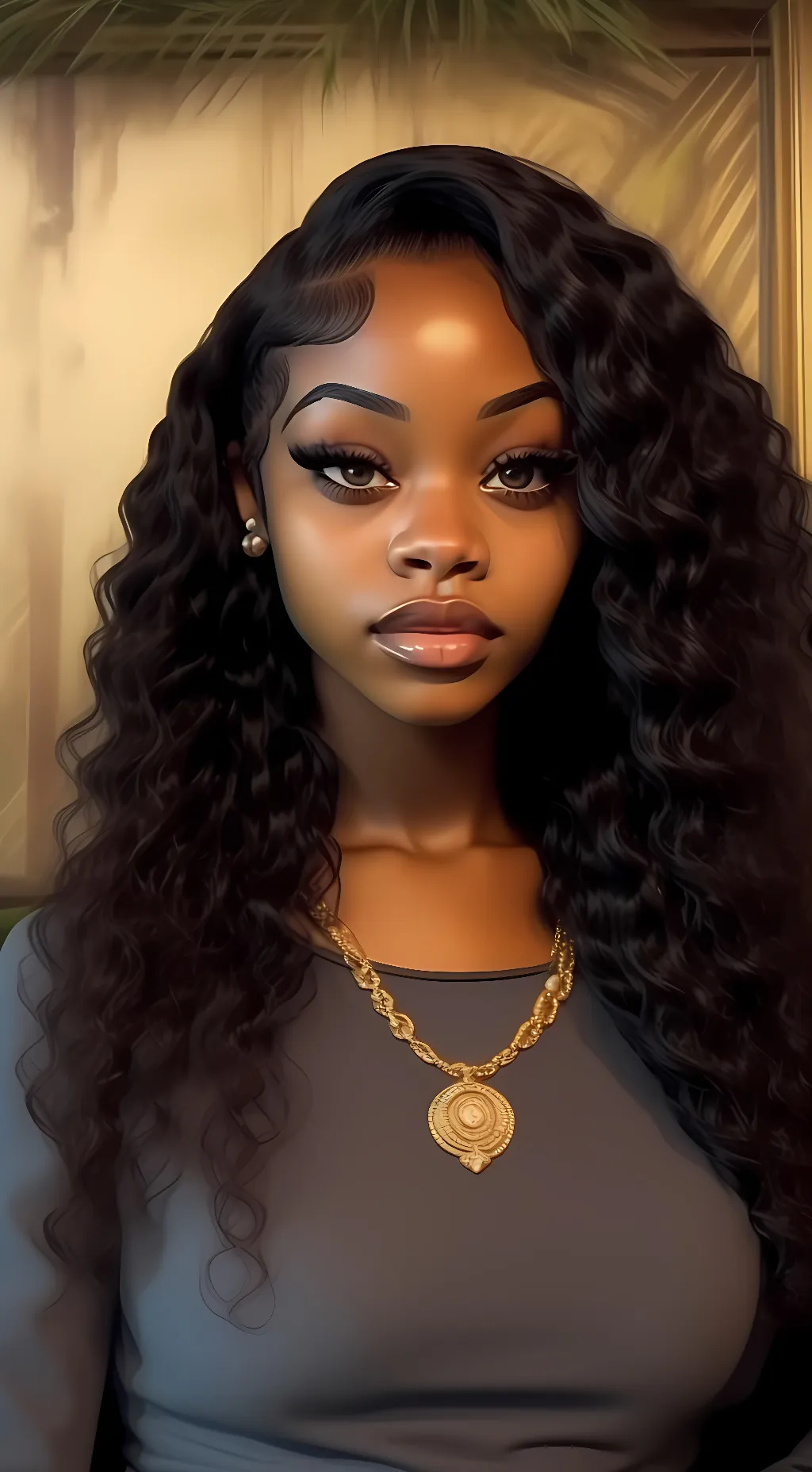 ai character: 👅 background