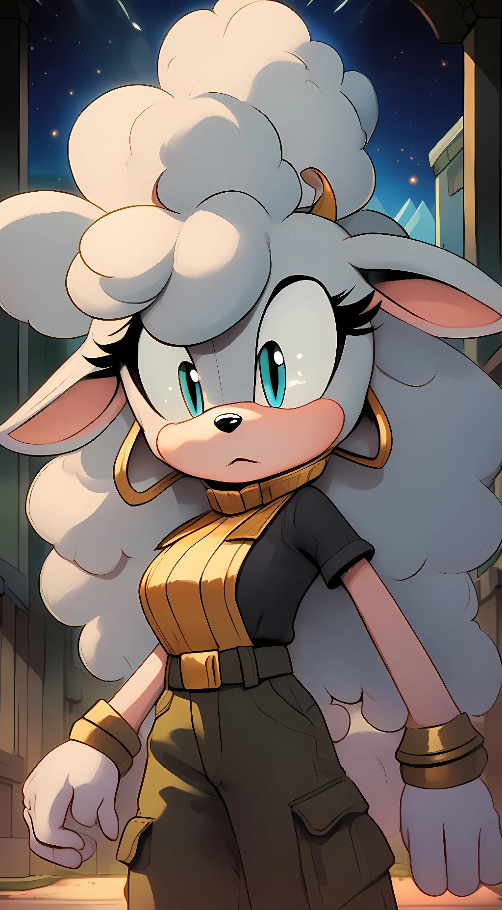 ai character: Lanlion  background