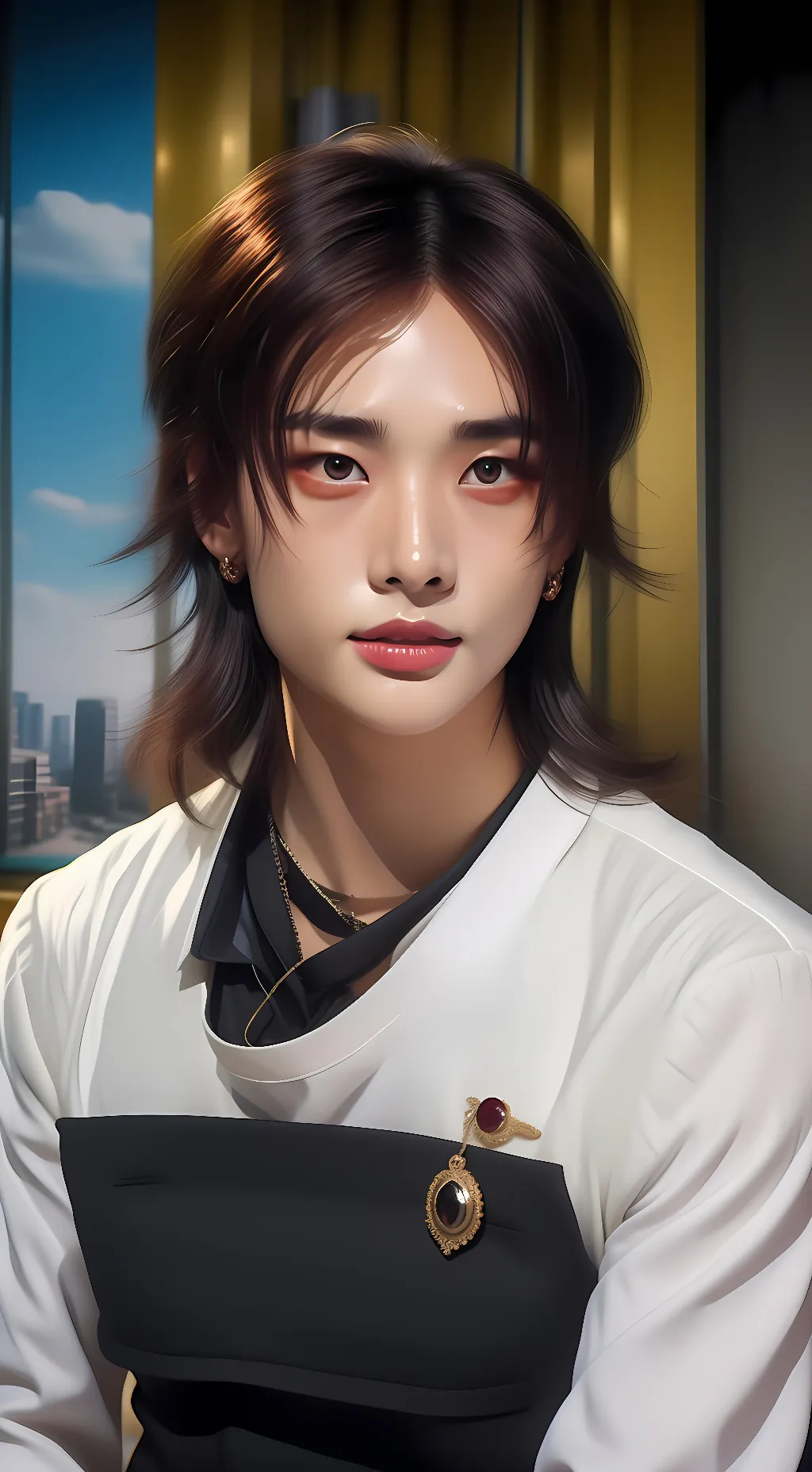 ai character: Hwang Hyunjin  background