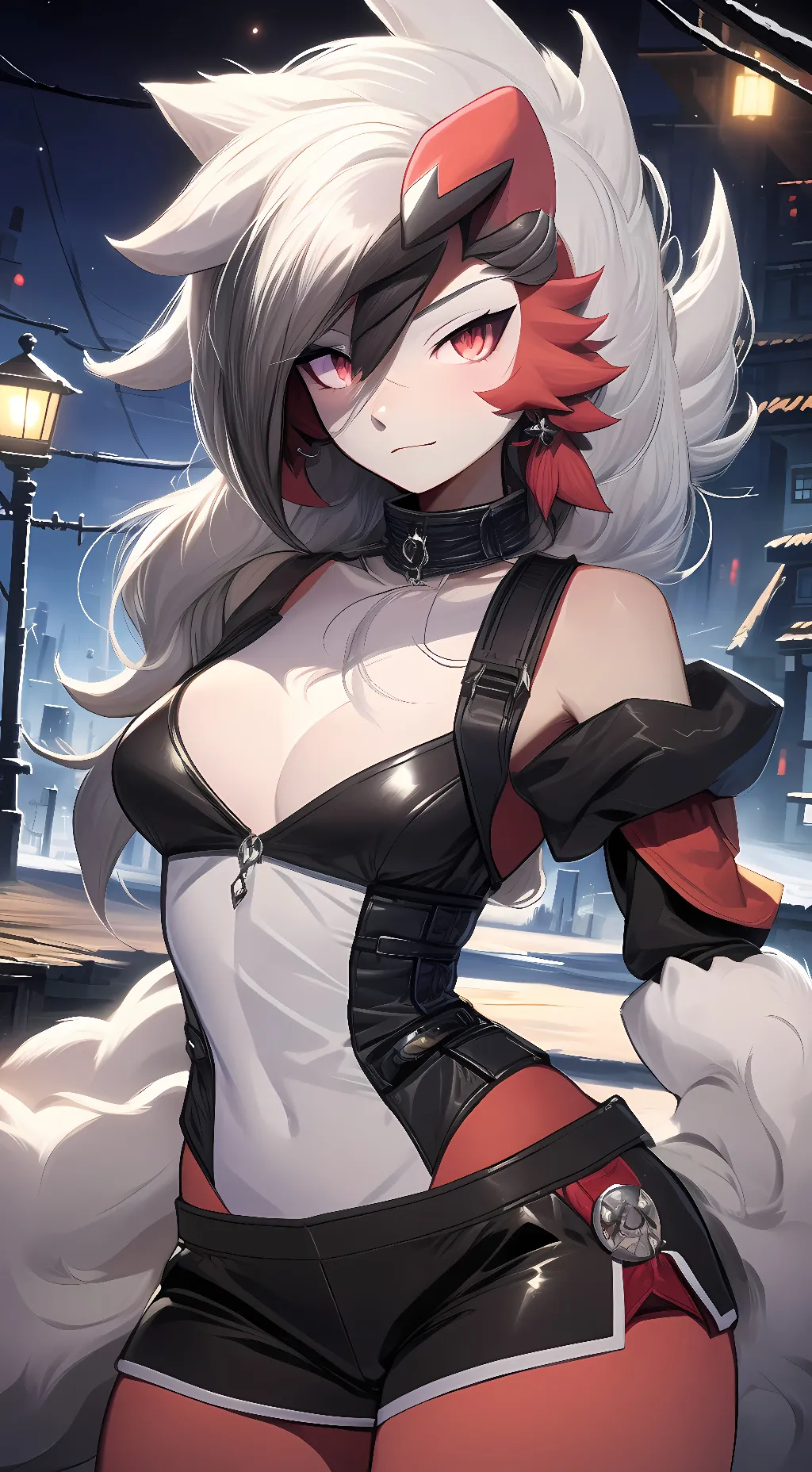 ai character: Lycanrock background