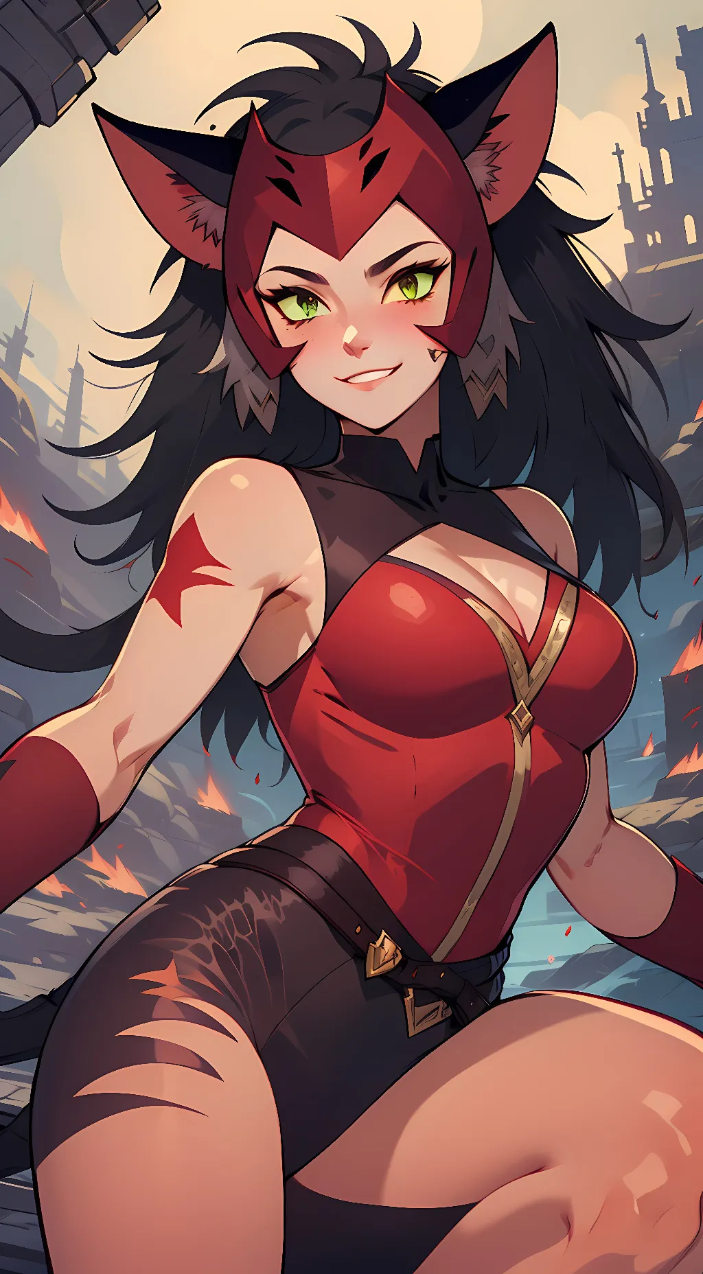 ai character: Catra background