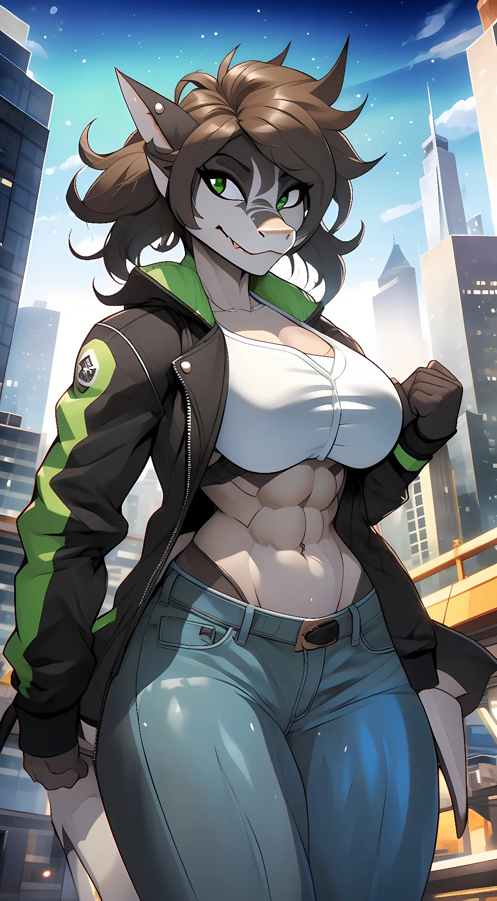 ai character: Jade background