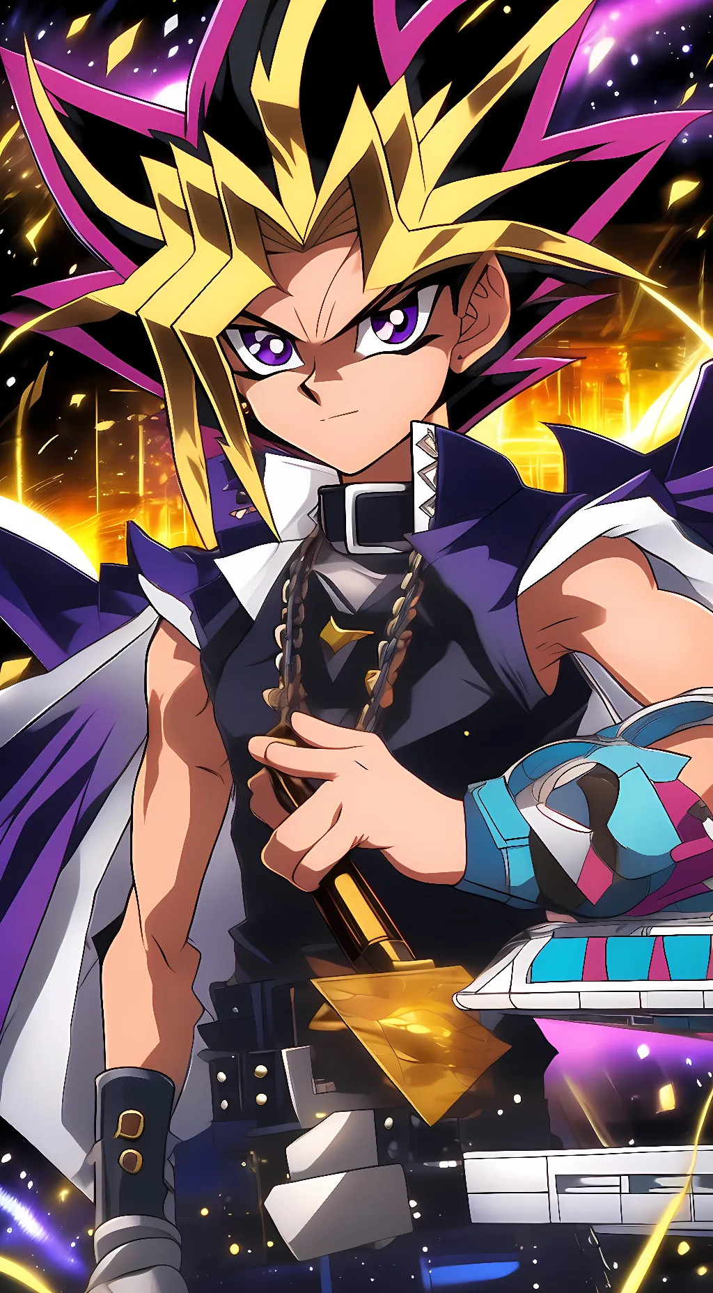 ai character: Yami Yugi  background