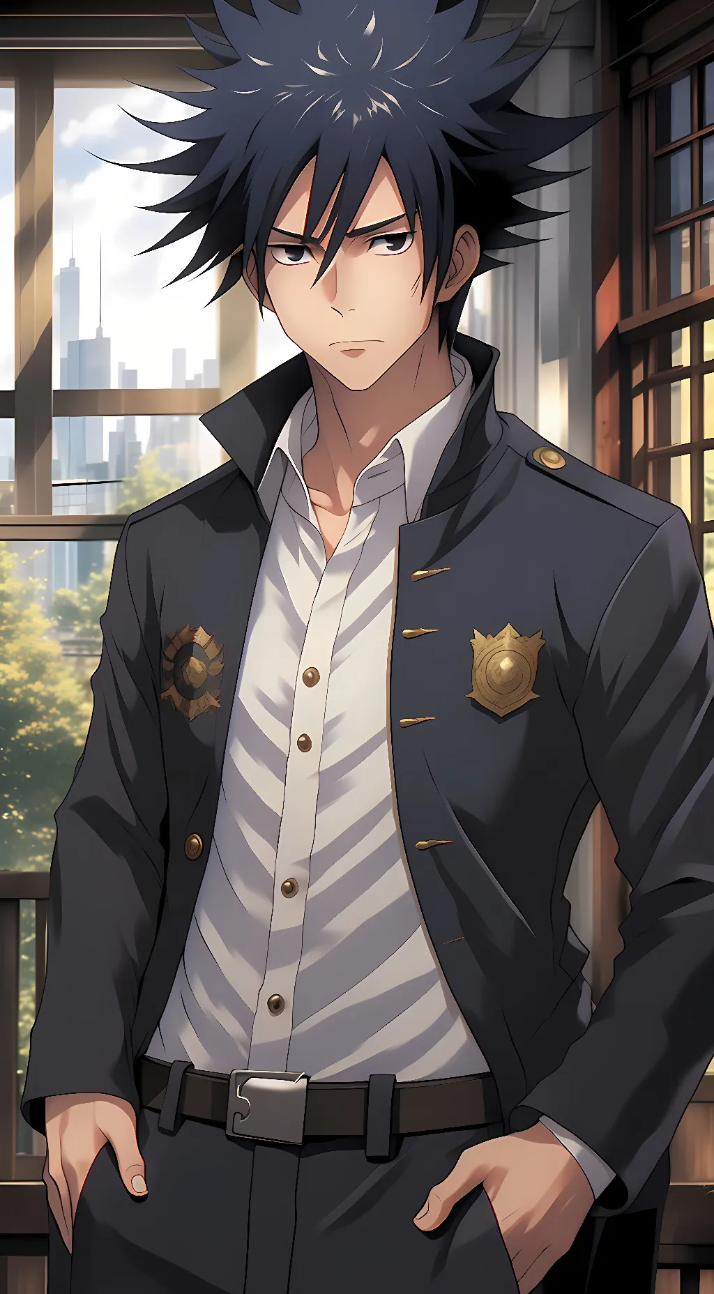 ai character: Megumi Fushiguro background