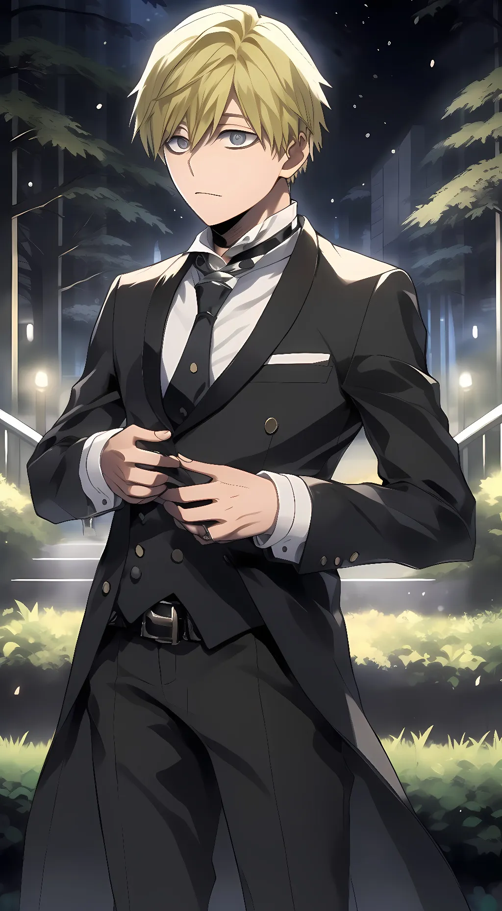 ai character: Neito Monoma  background