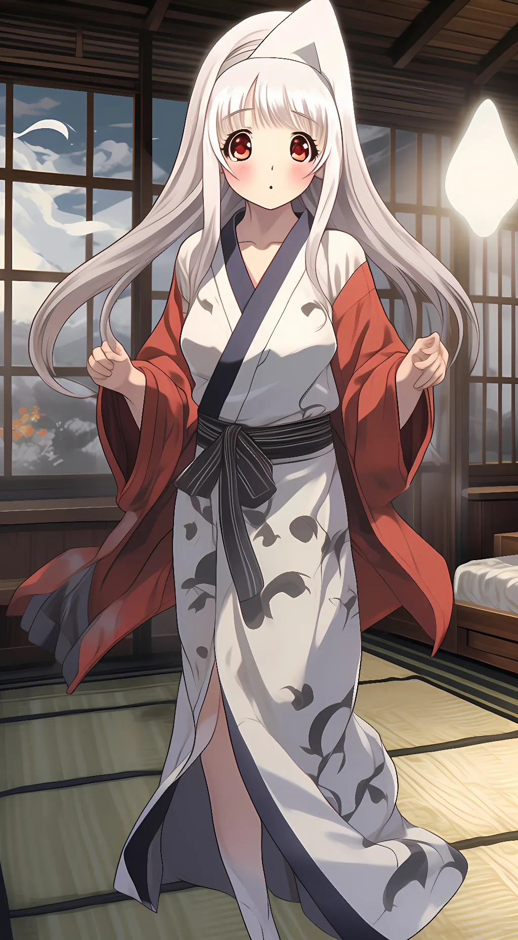 ai character: Yuuna Yunohana background