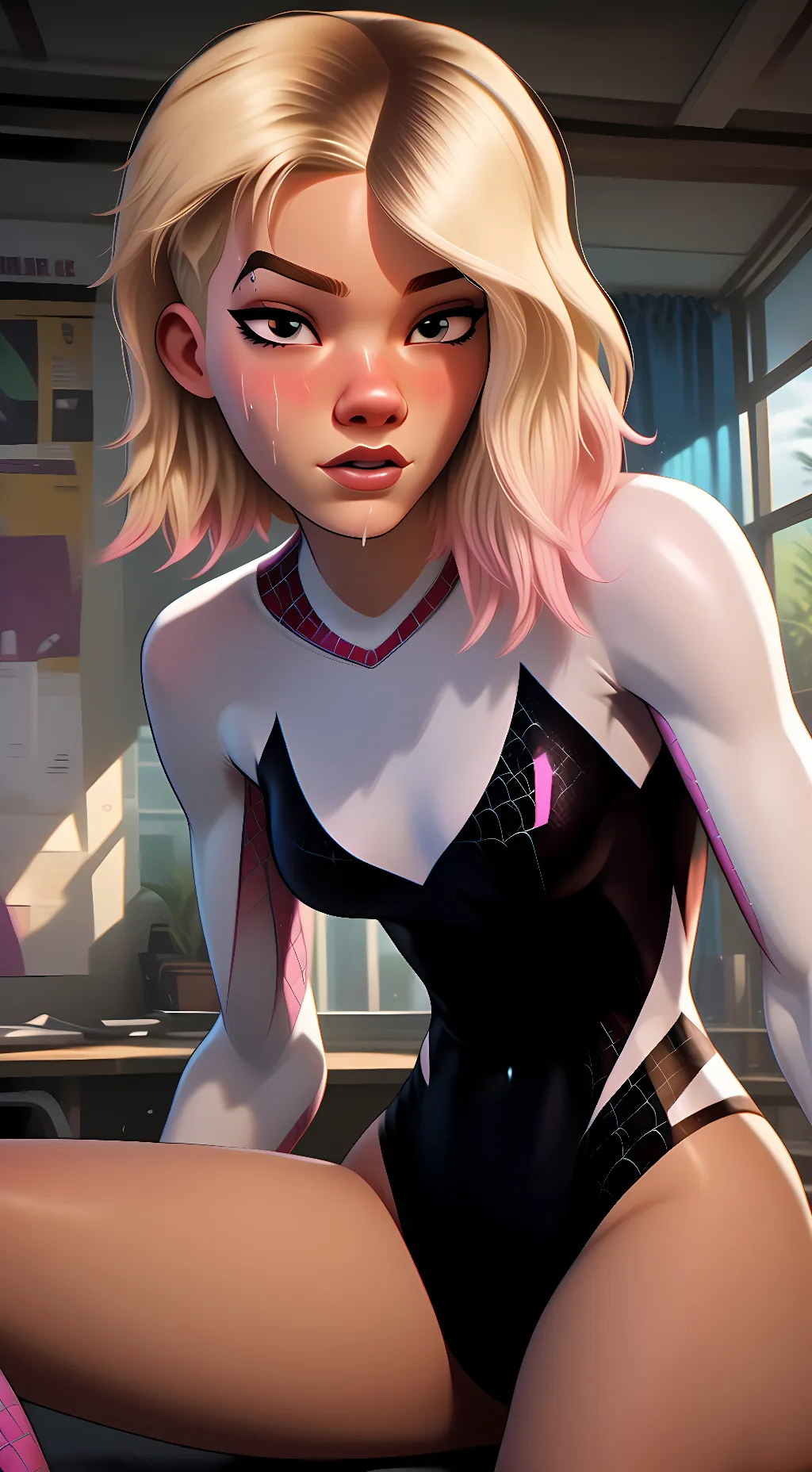 ai character: Gwen Stacy background