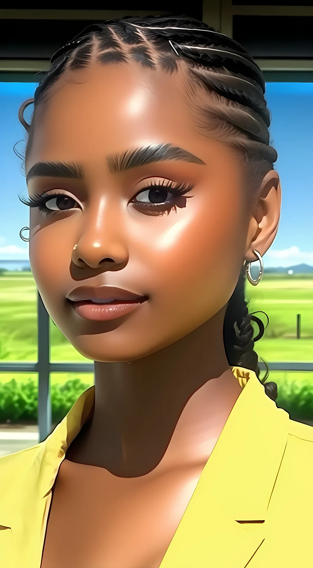 ai character: Tyla background