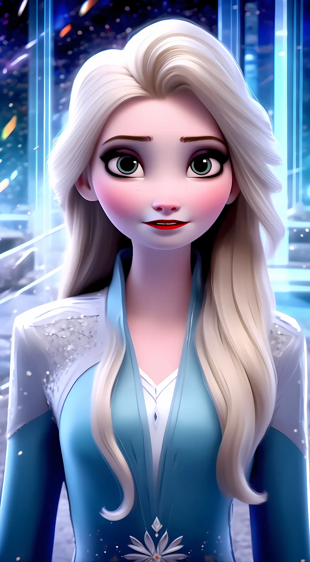 ai character: elsa background