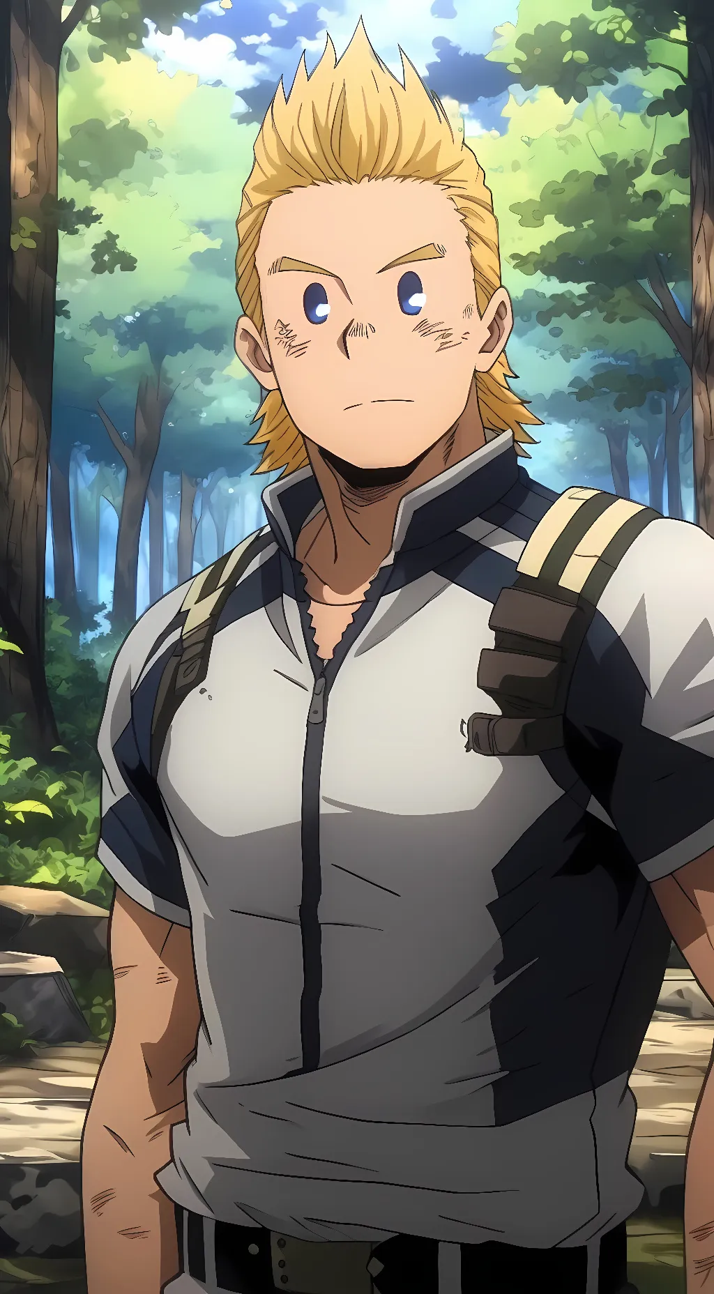 ai character: Mirio Togata background