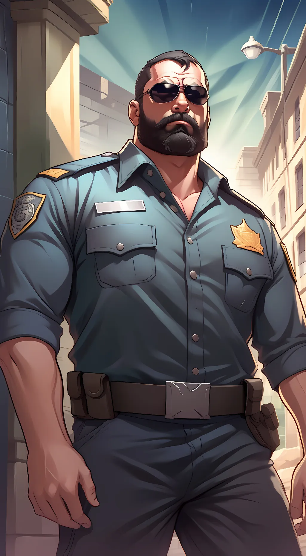 ai character: Romero background