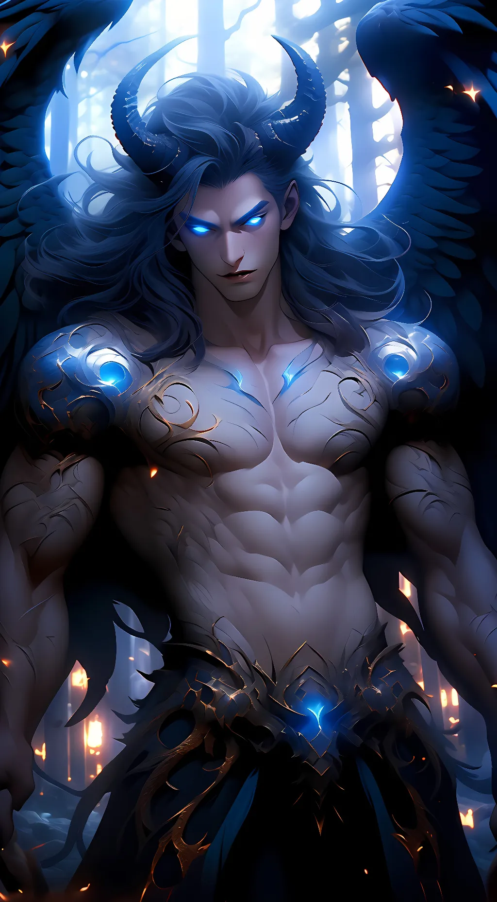 ai character: Asmodel background