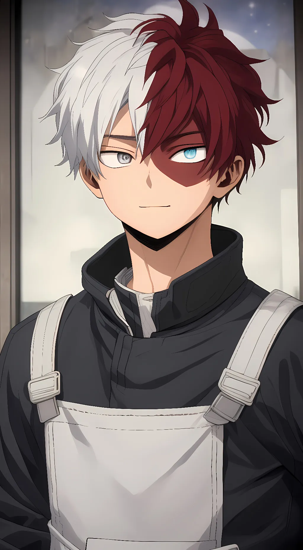 ai character: 🧊Shoto Todoroki🔥 background