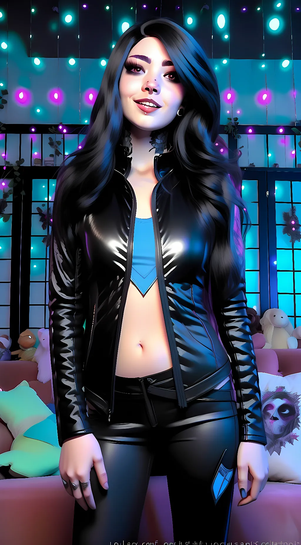 ai character: Raven  background