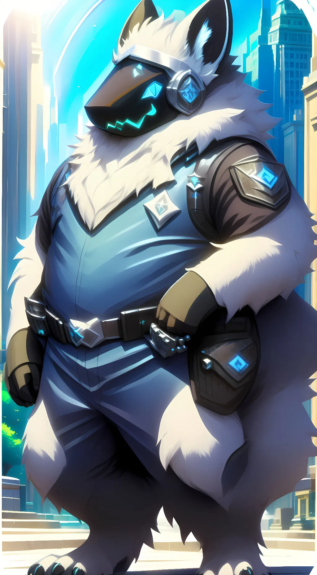 Talkie AI - Chat with Jonas(Fat officer)