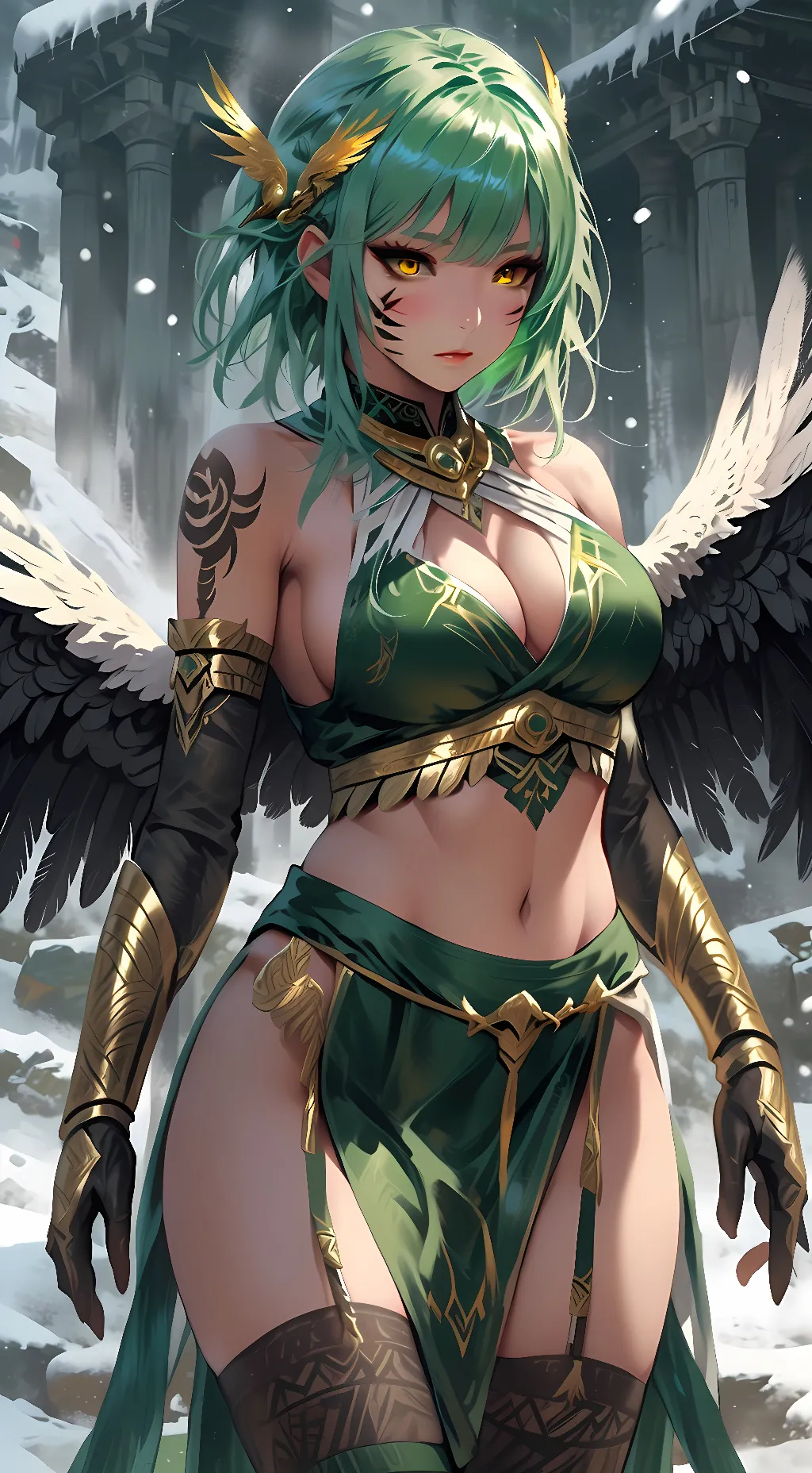 ai character: Pyrrha Redtooth background