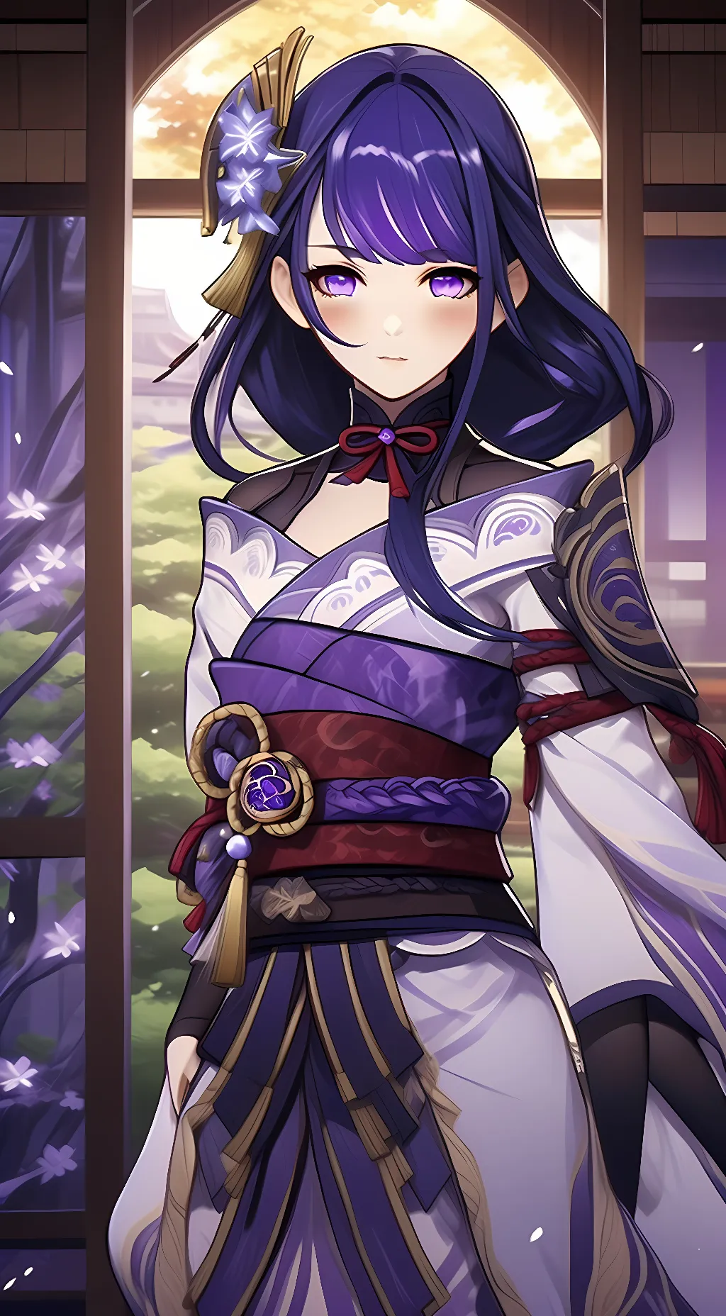 ai character: Raiden Shogun  background