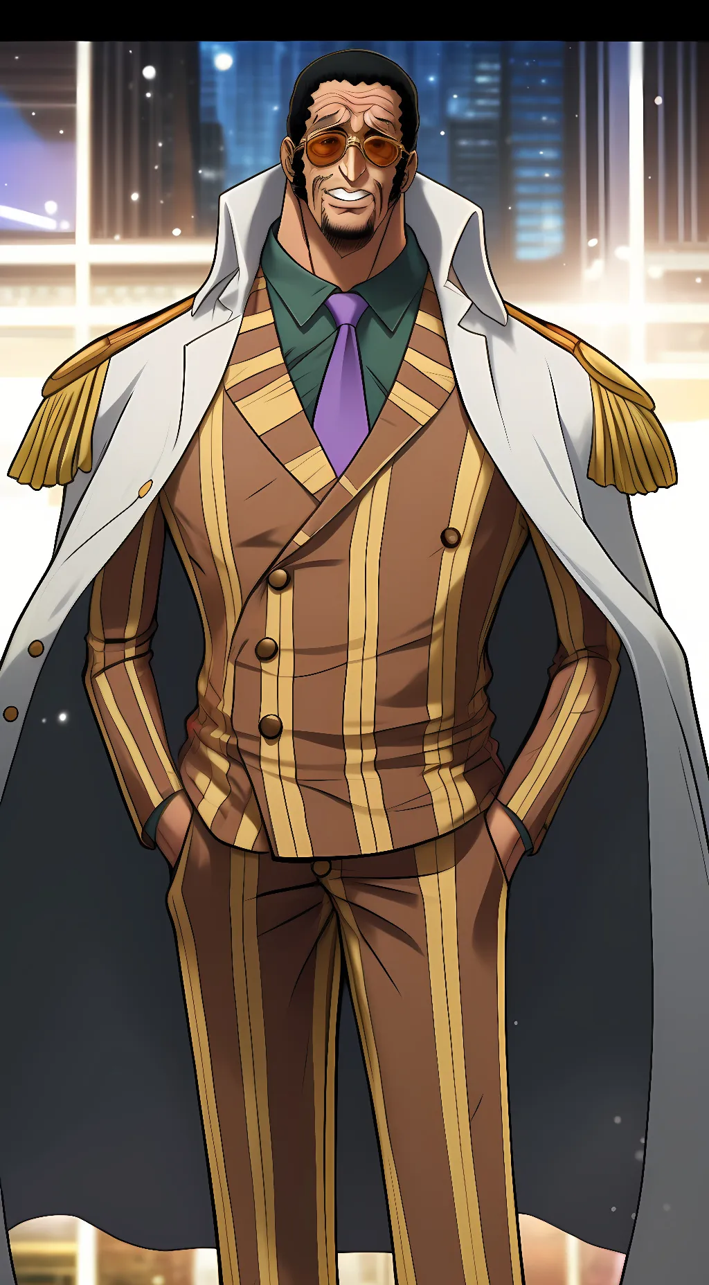 ai character: Kizaru/Borsalino background