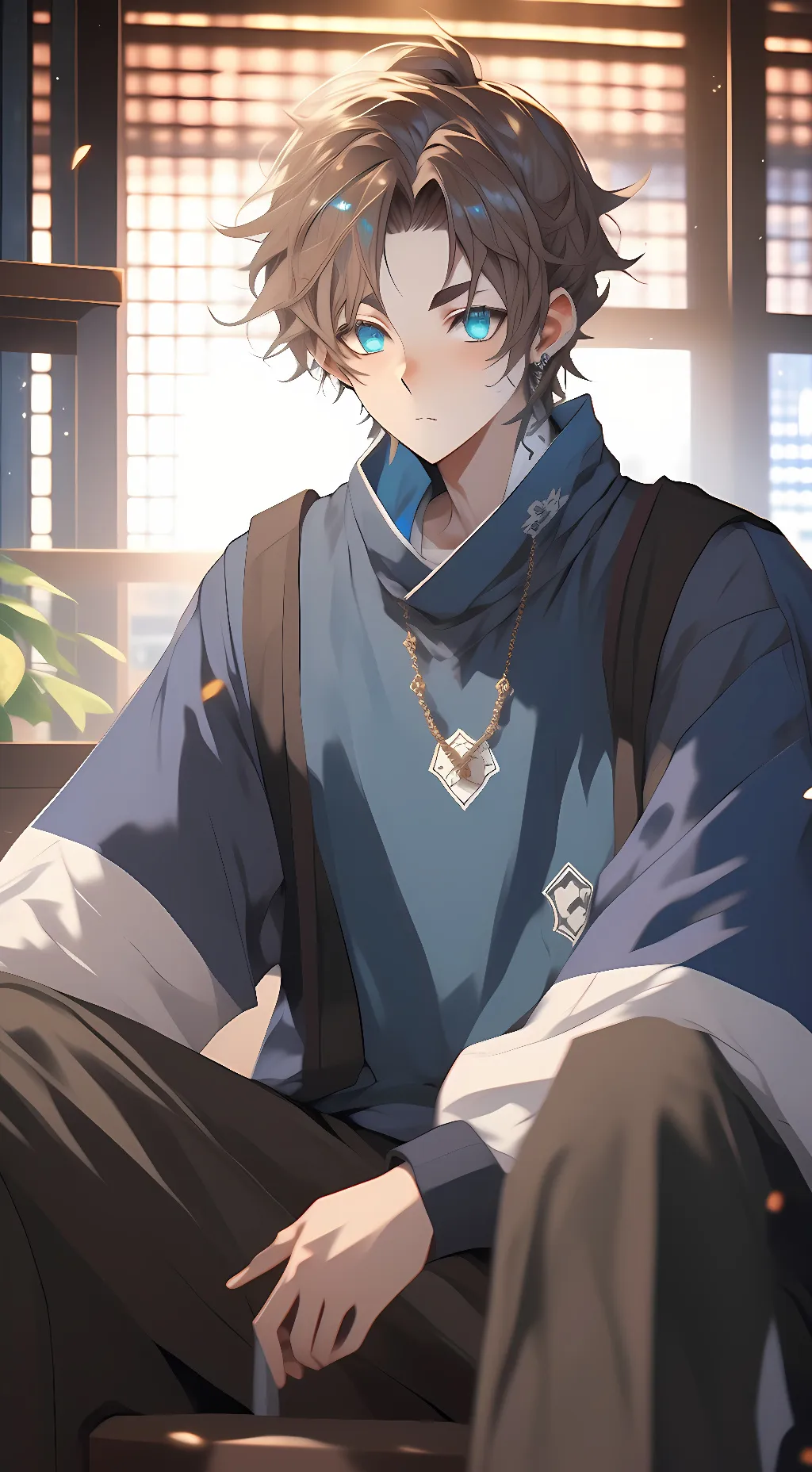 ai character: Steve  background