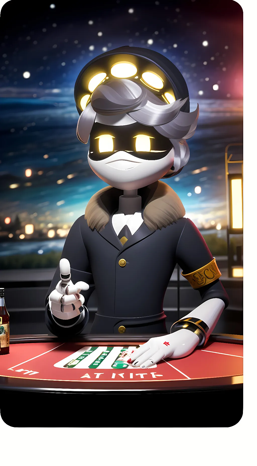 ai character: N (gambling)  background