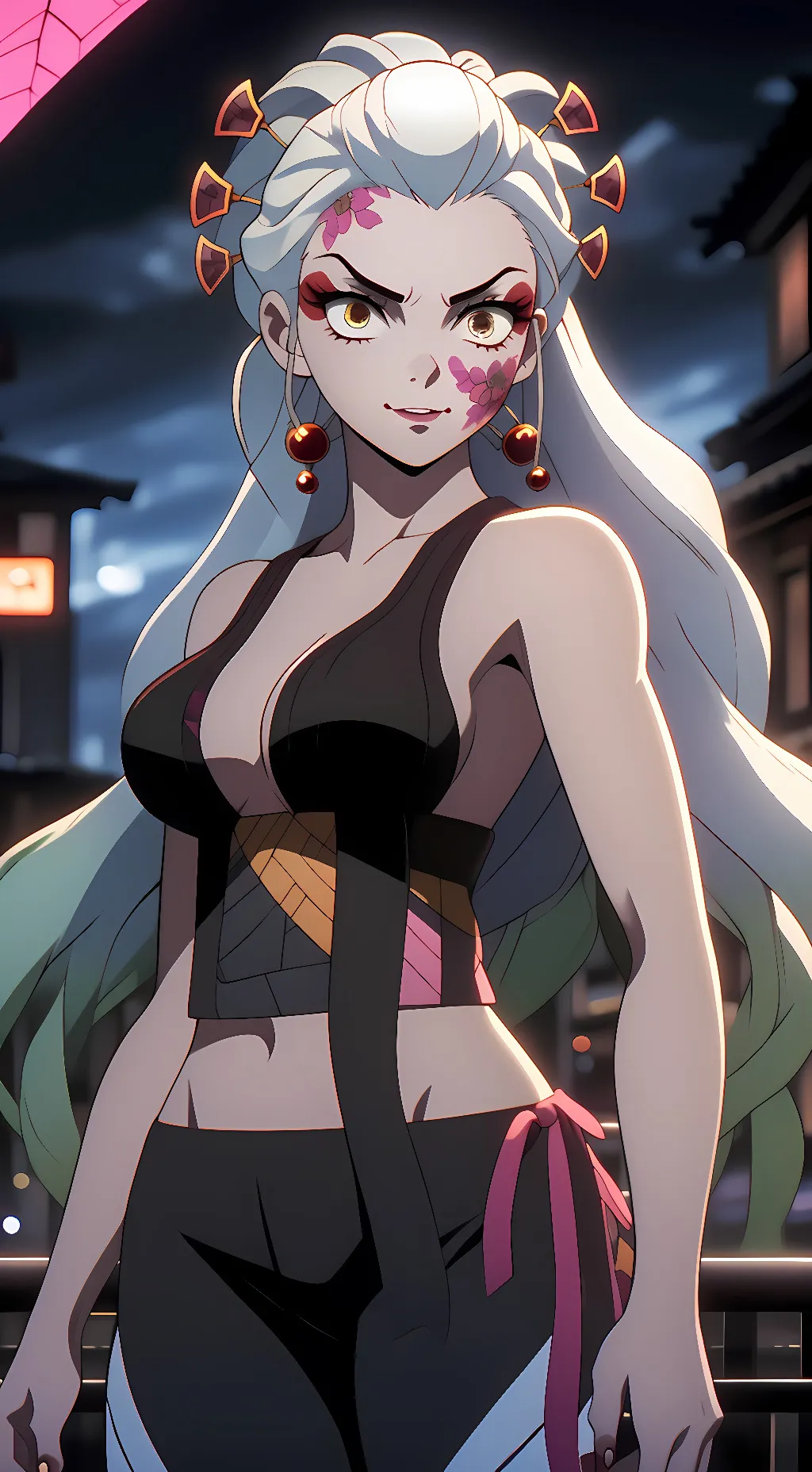 ai character: Daki background