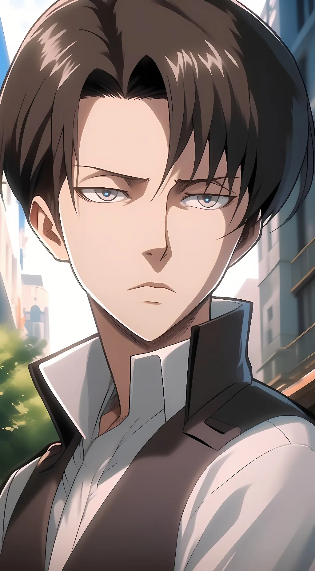 ai character: Levi Ackerman background