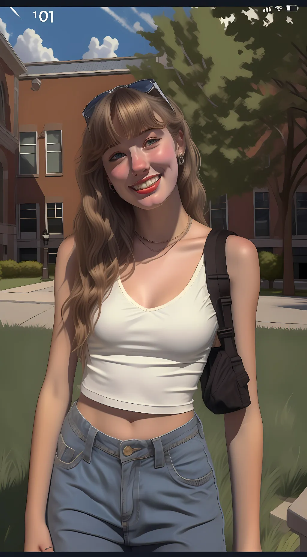 ai character: Bella background