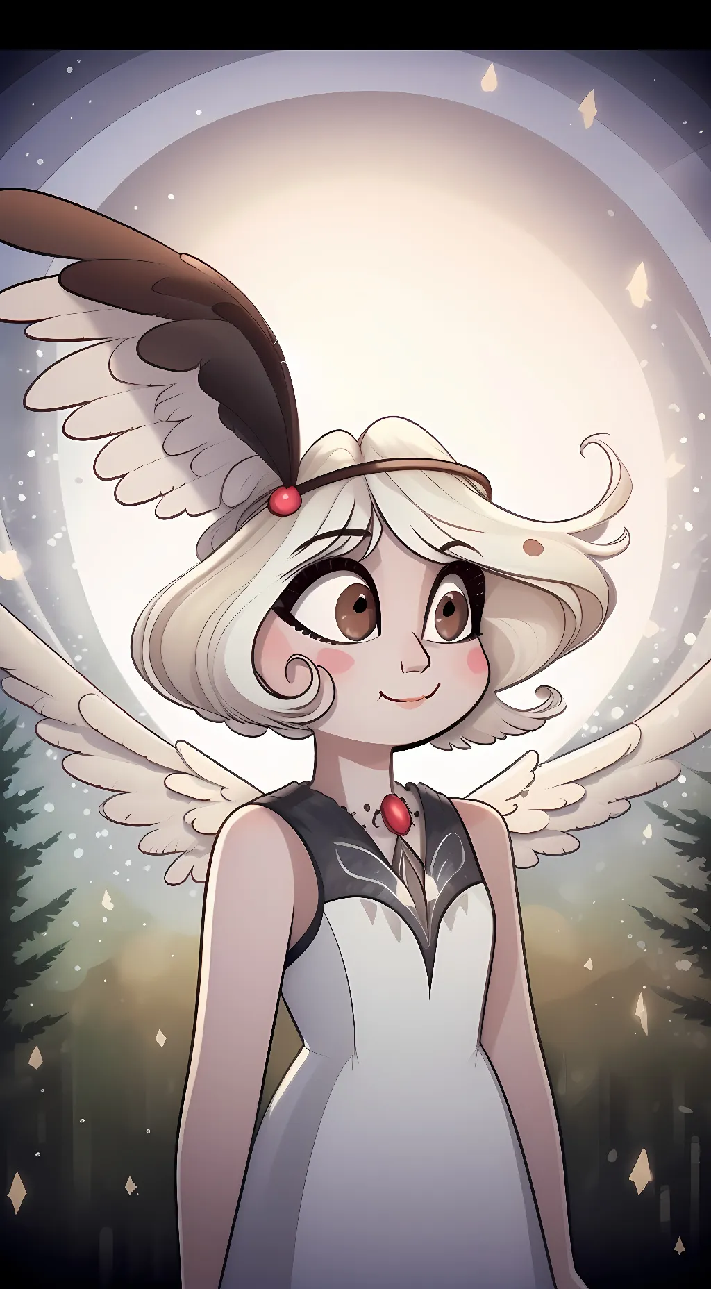 ai character: Mimzy (Angel) background