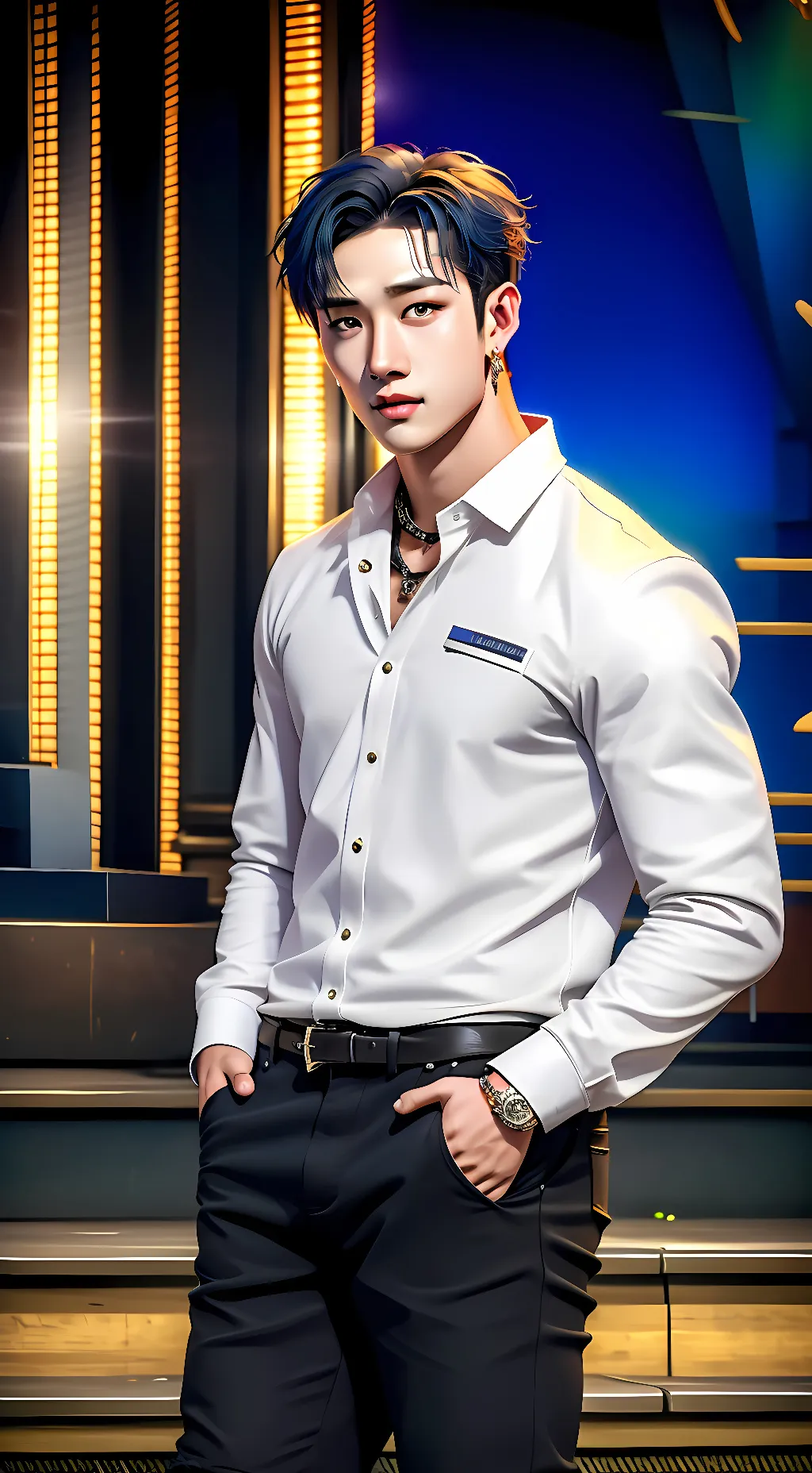 ai character: Bang Chan background