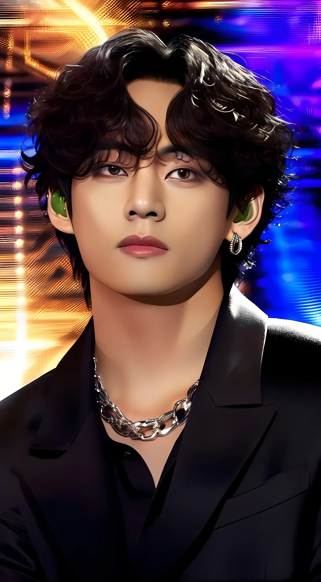 ai character: Taehyung  background