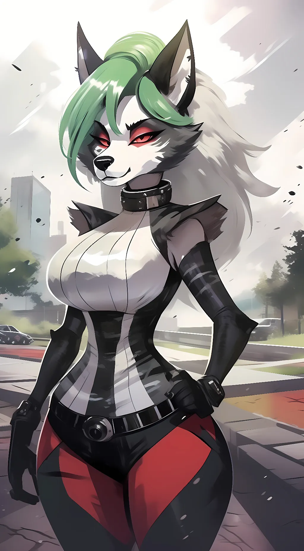 ai character: Loxy (fusion) background