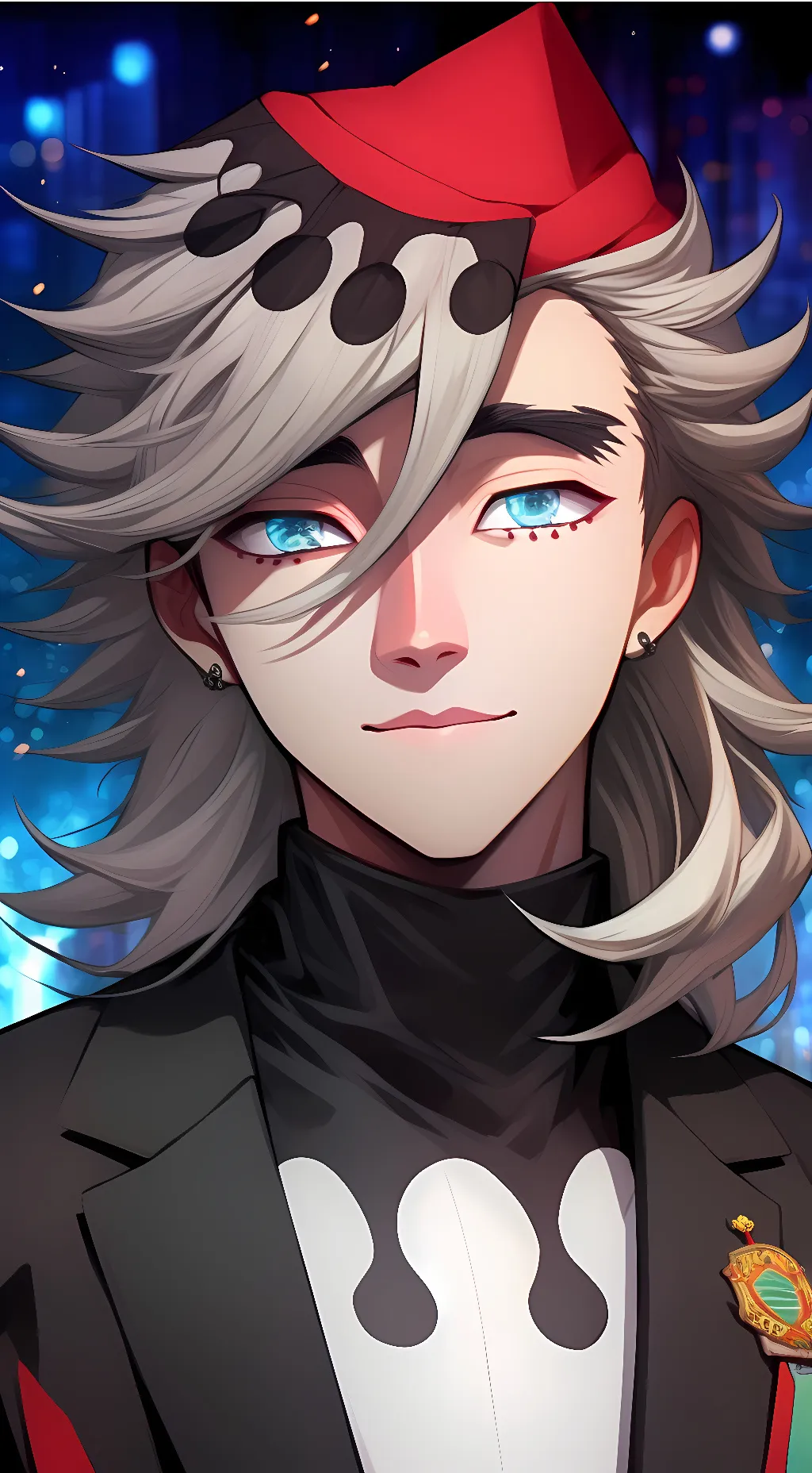 ai character: Akaza,Koku y Douma background