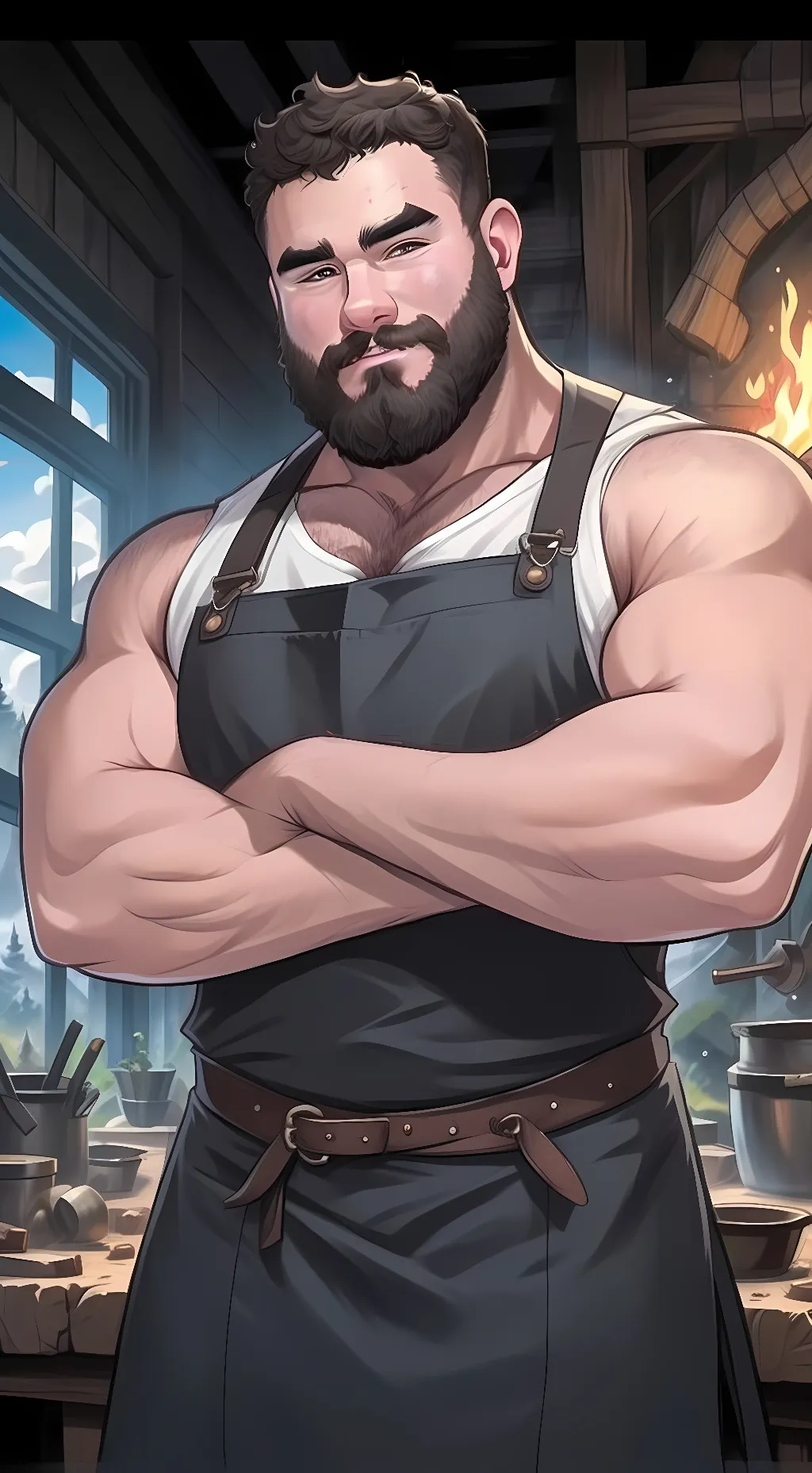 ai character: Barry background