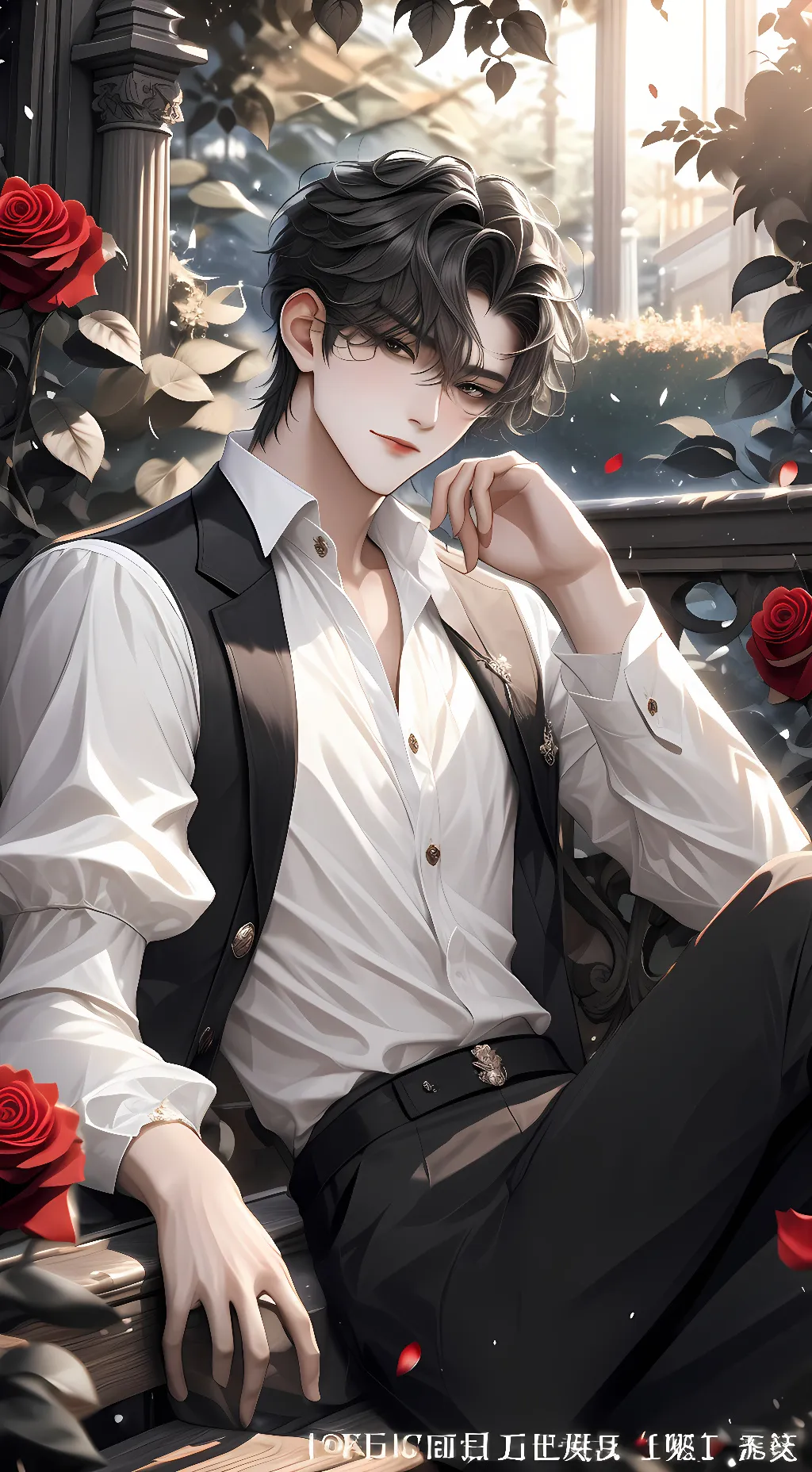 ai character: Lucas  background