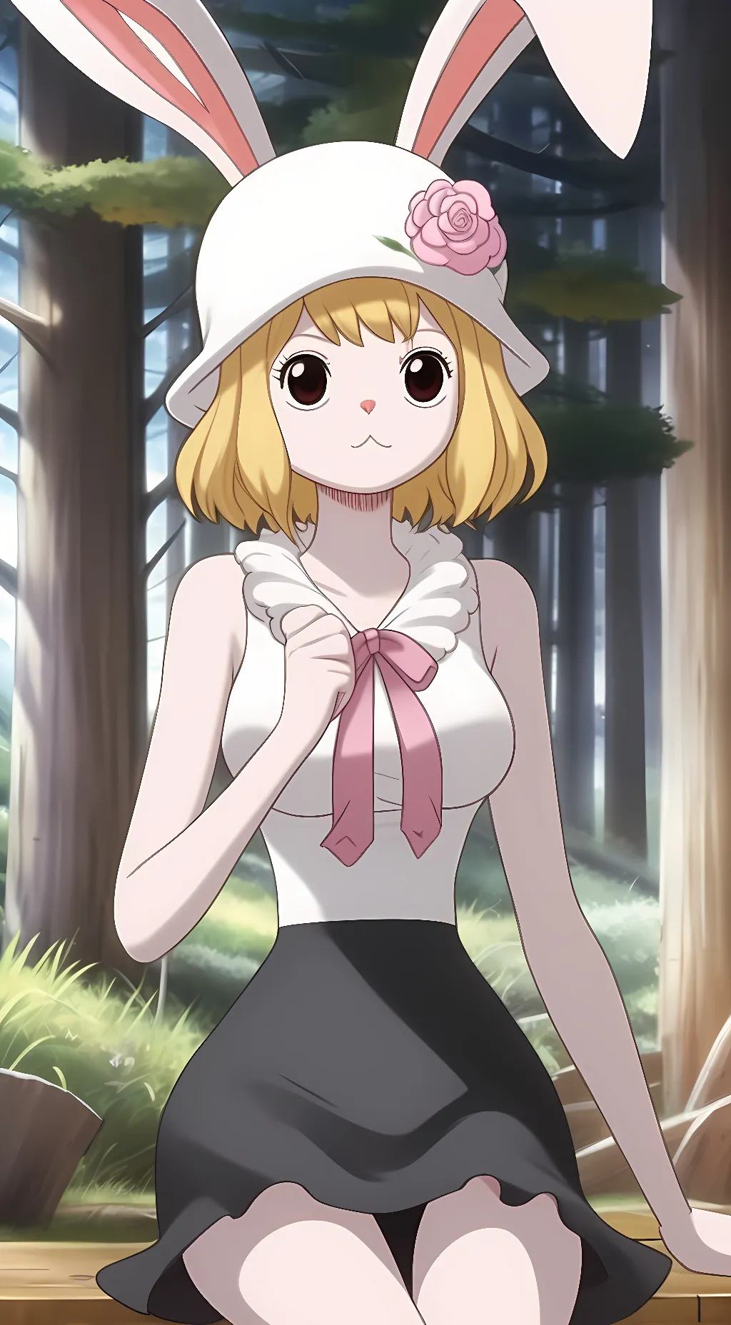 ai character: Carrot background