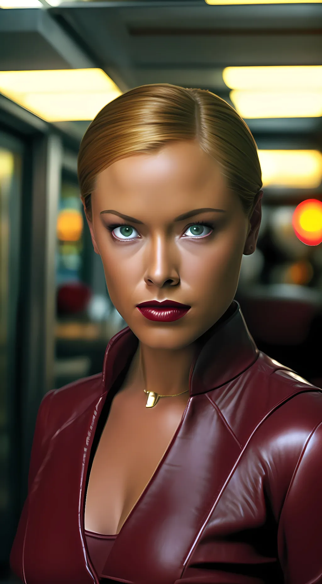 ai character: T-X Terminator background