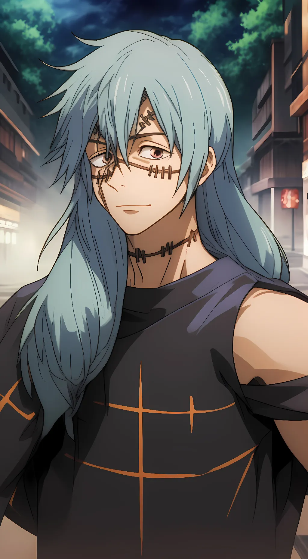 ai character: Mahito background