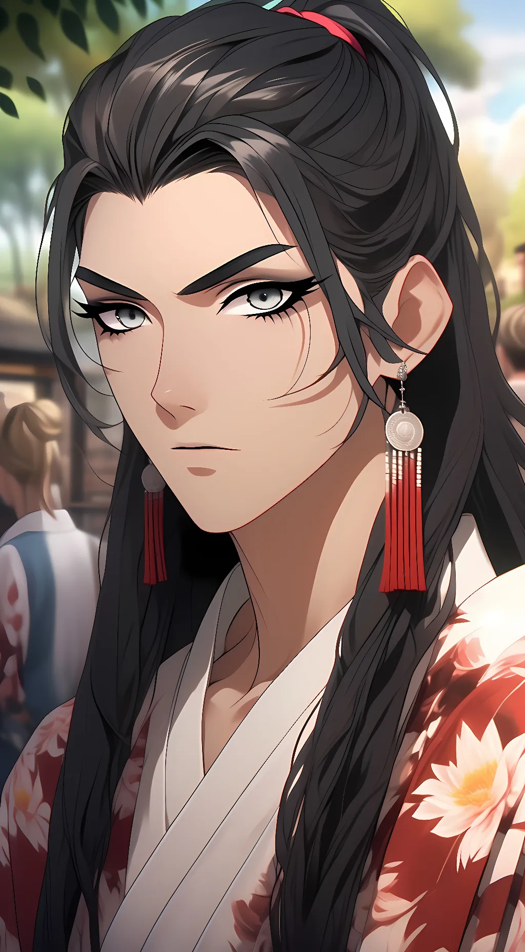 ai character: Mirikane Akatsuki background