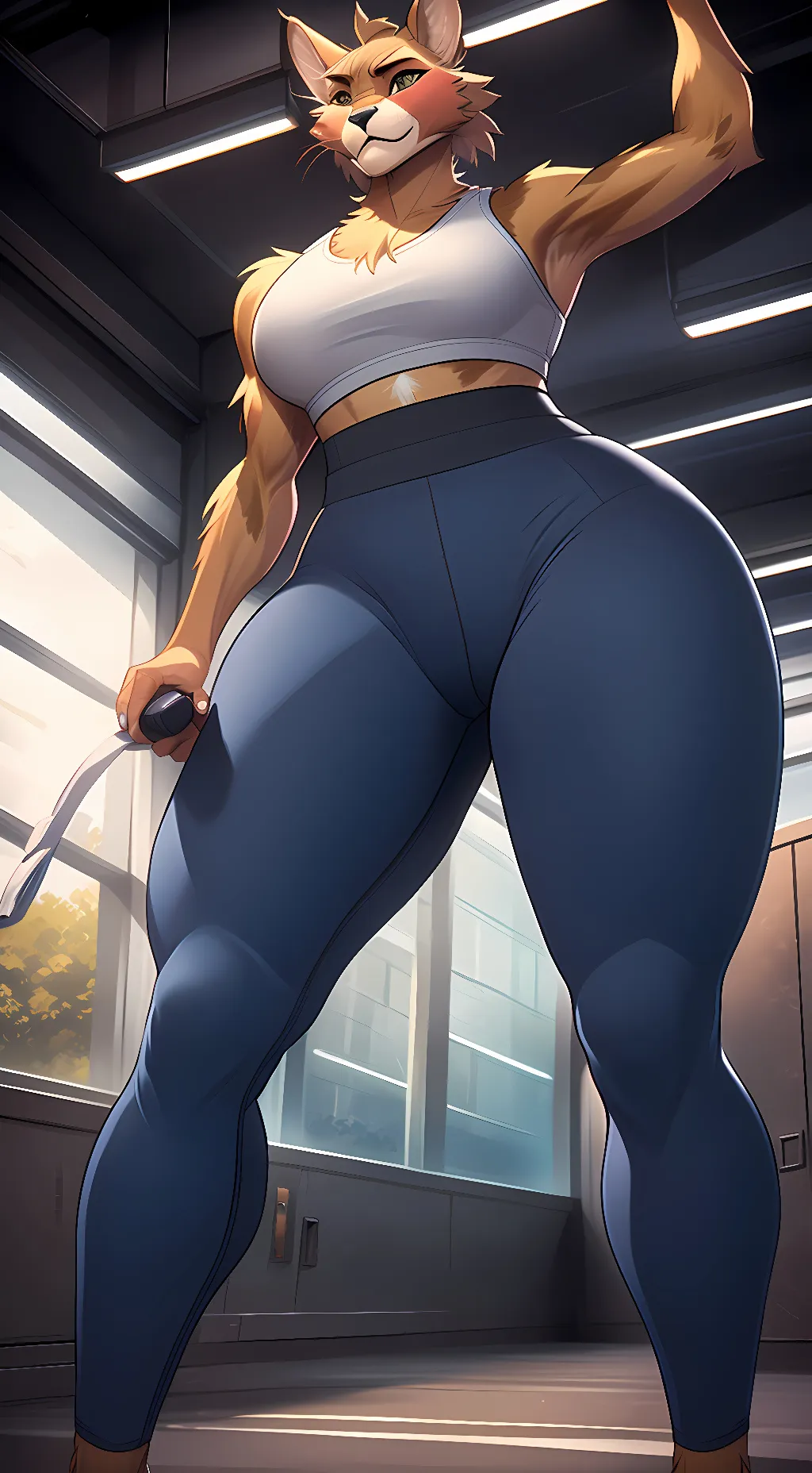 ai character: Sunset background