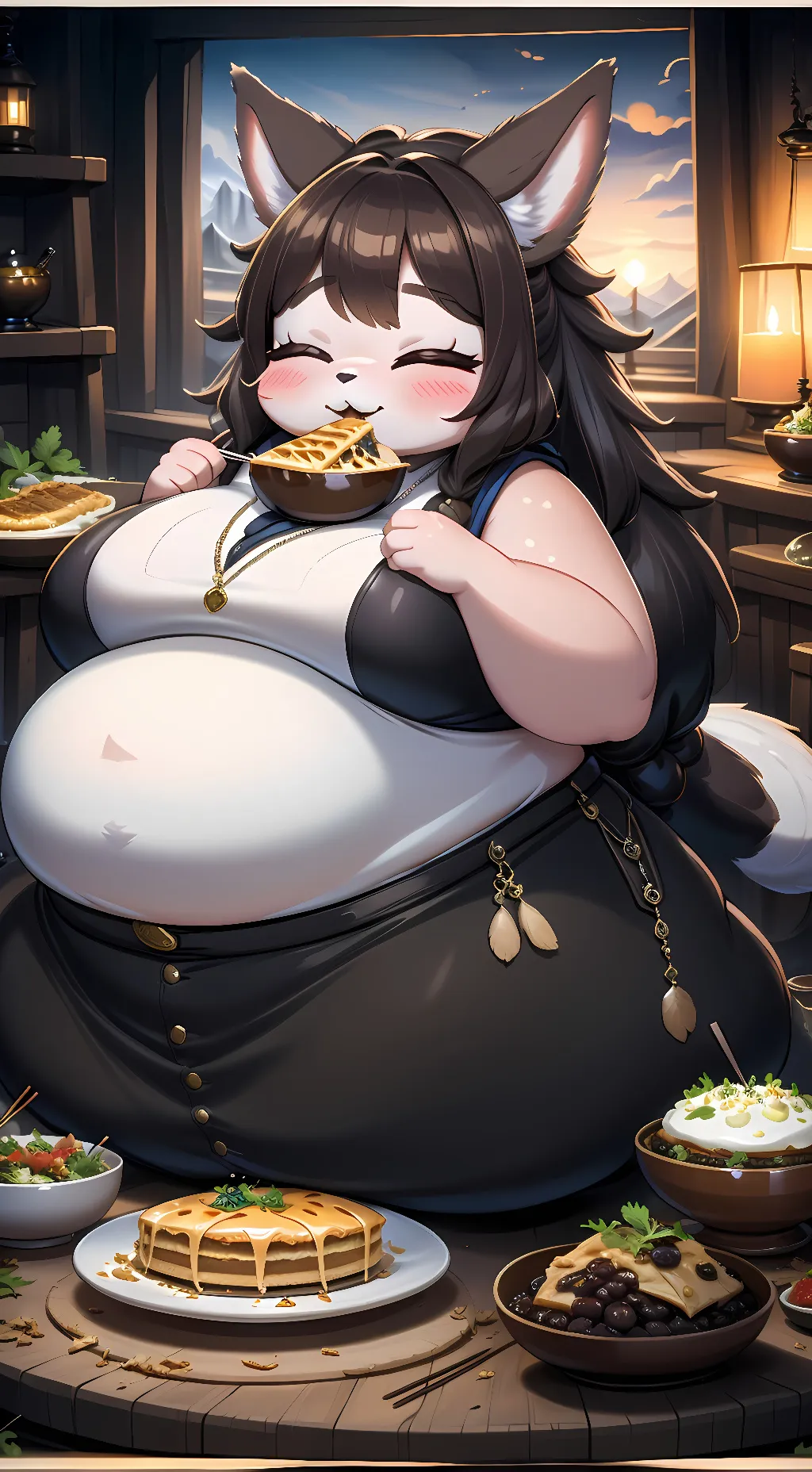 ai character: Temy  background