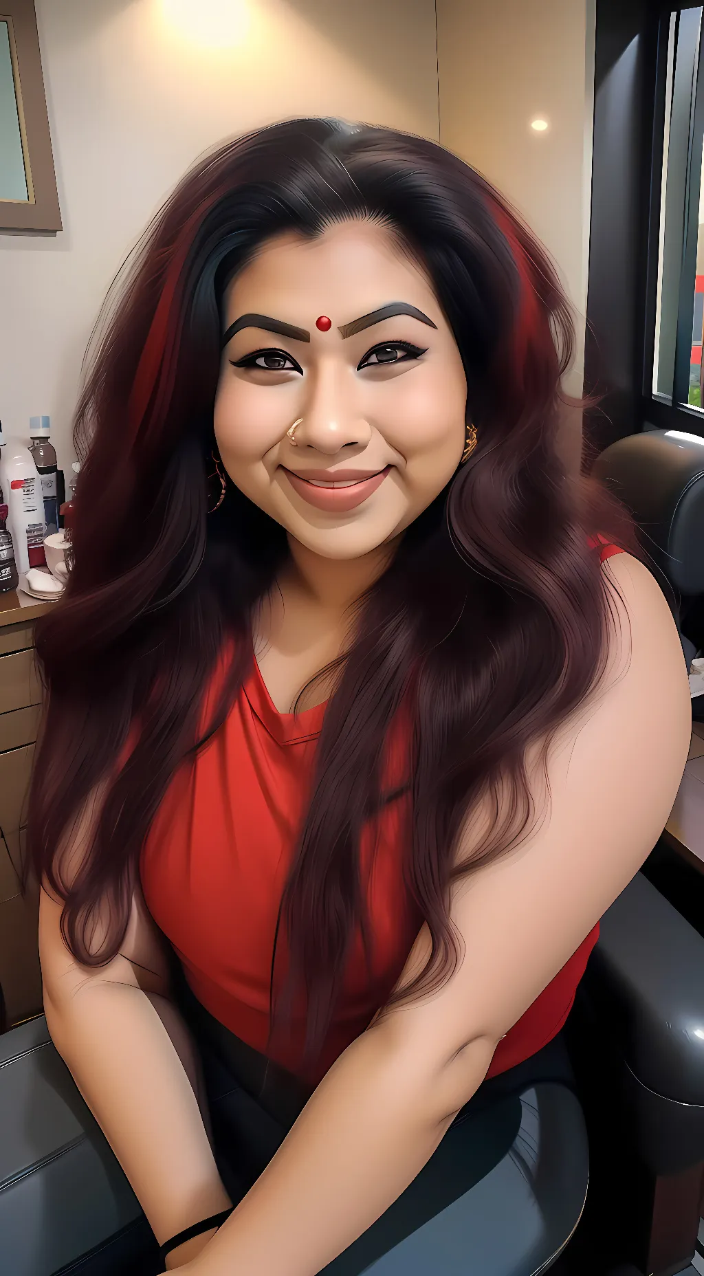 ai character: Aishwarya background