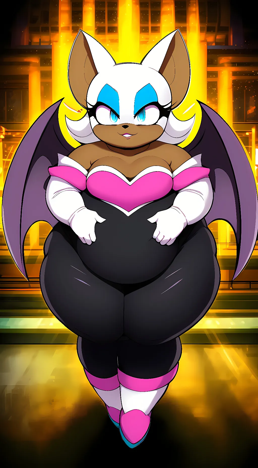 ai character: Rouge (The Bat) background